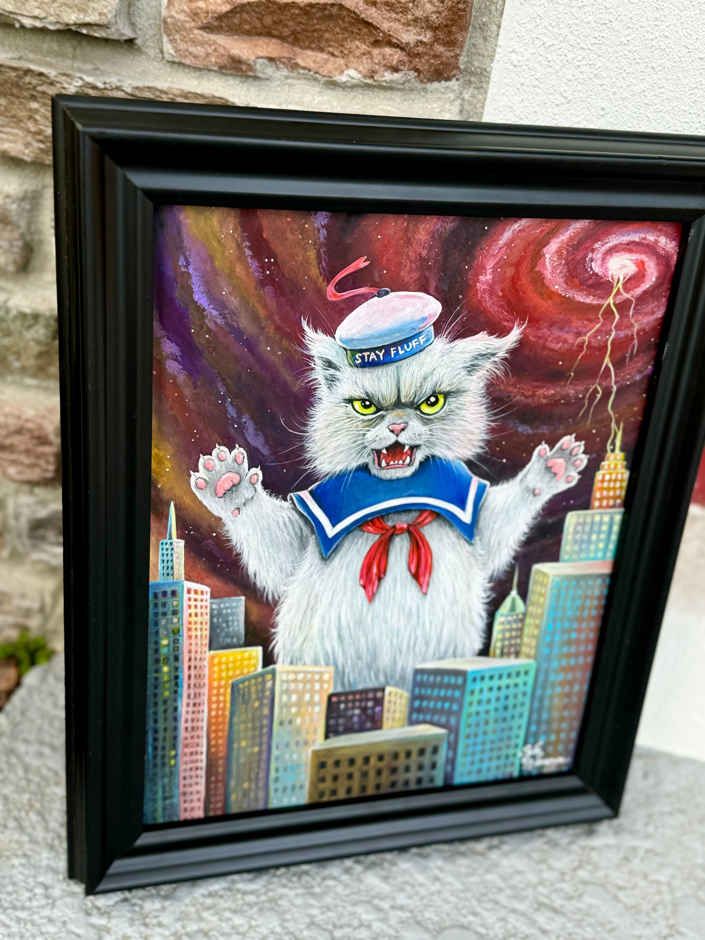 Original Painting "Stay Fluff"