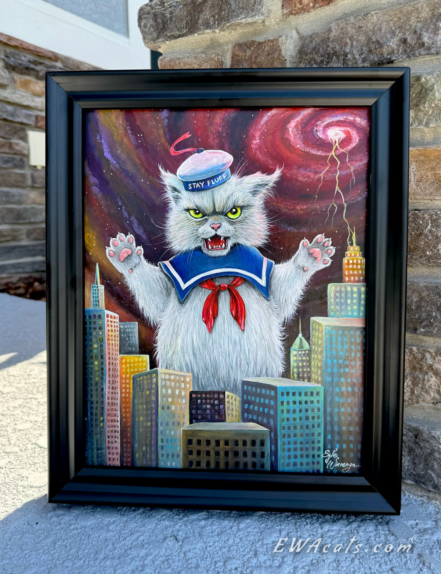 Original Painting "Stay Fluff"