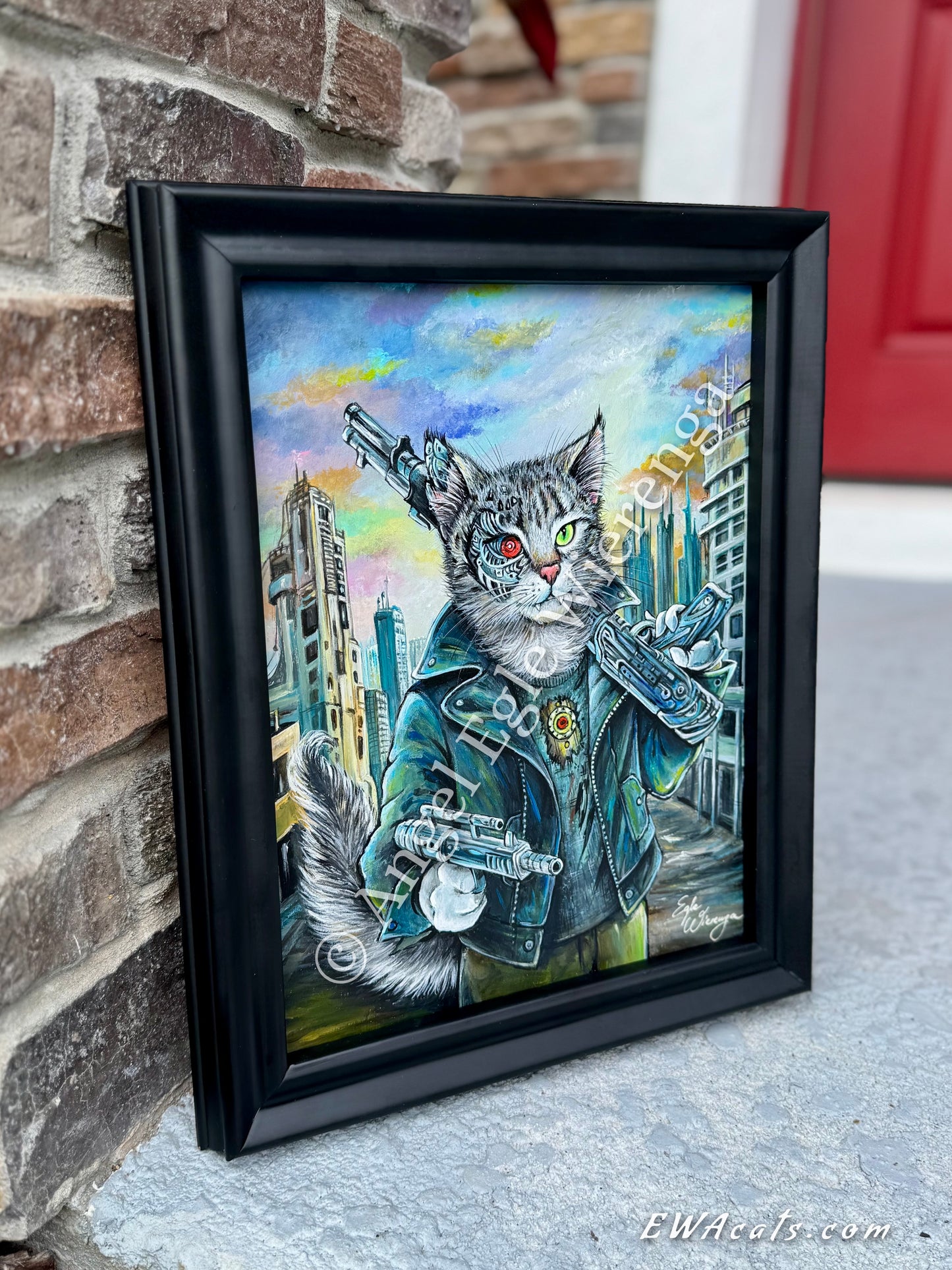 Original Painting "Purrminator"