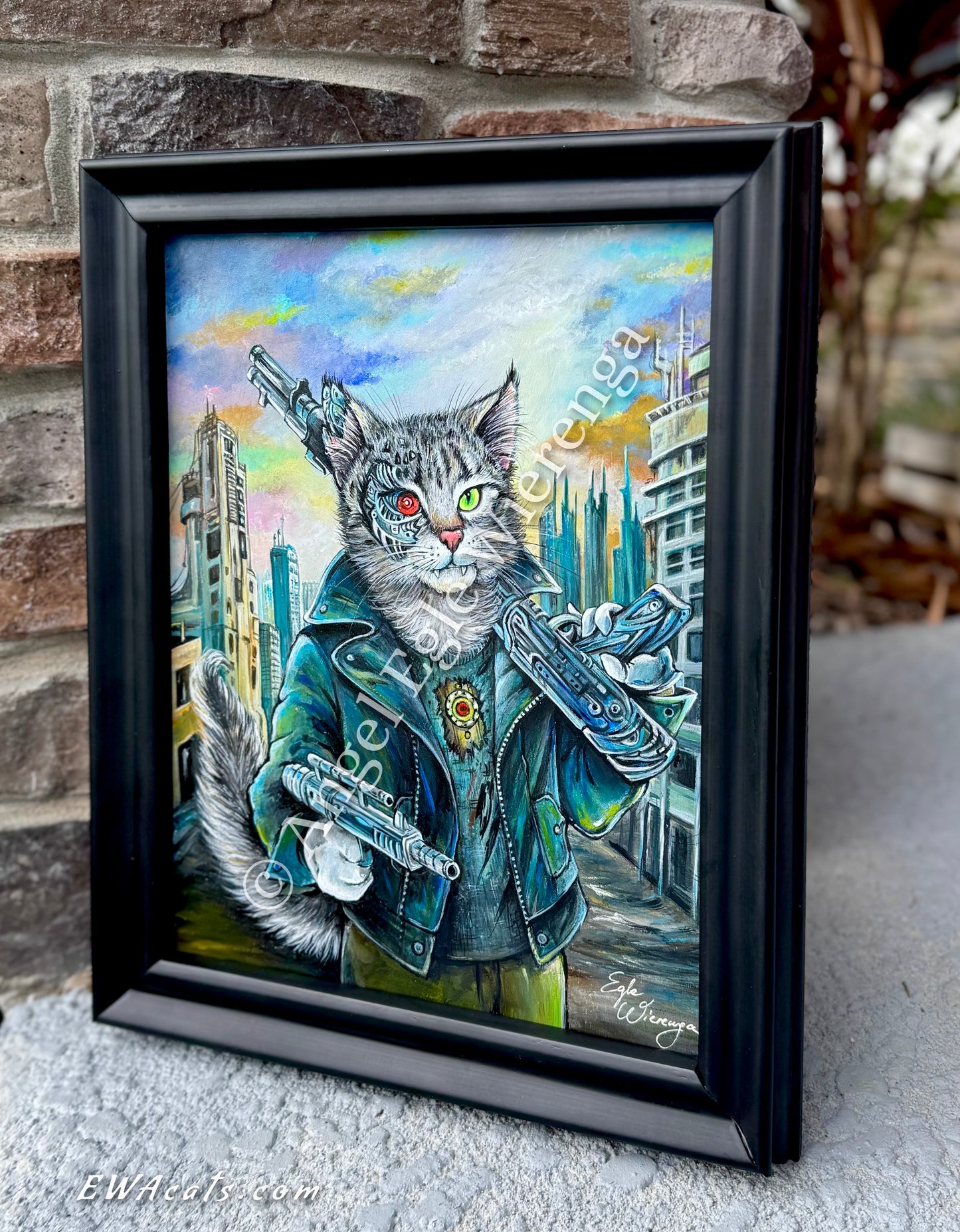 Original Painting "Purrminator"