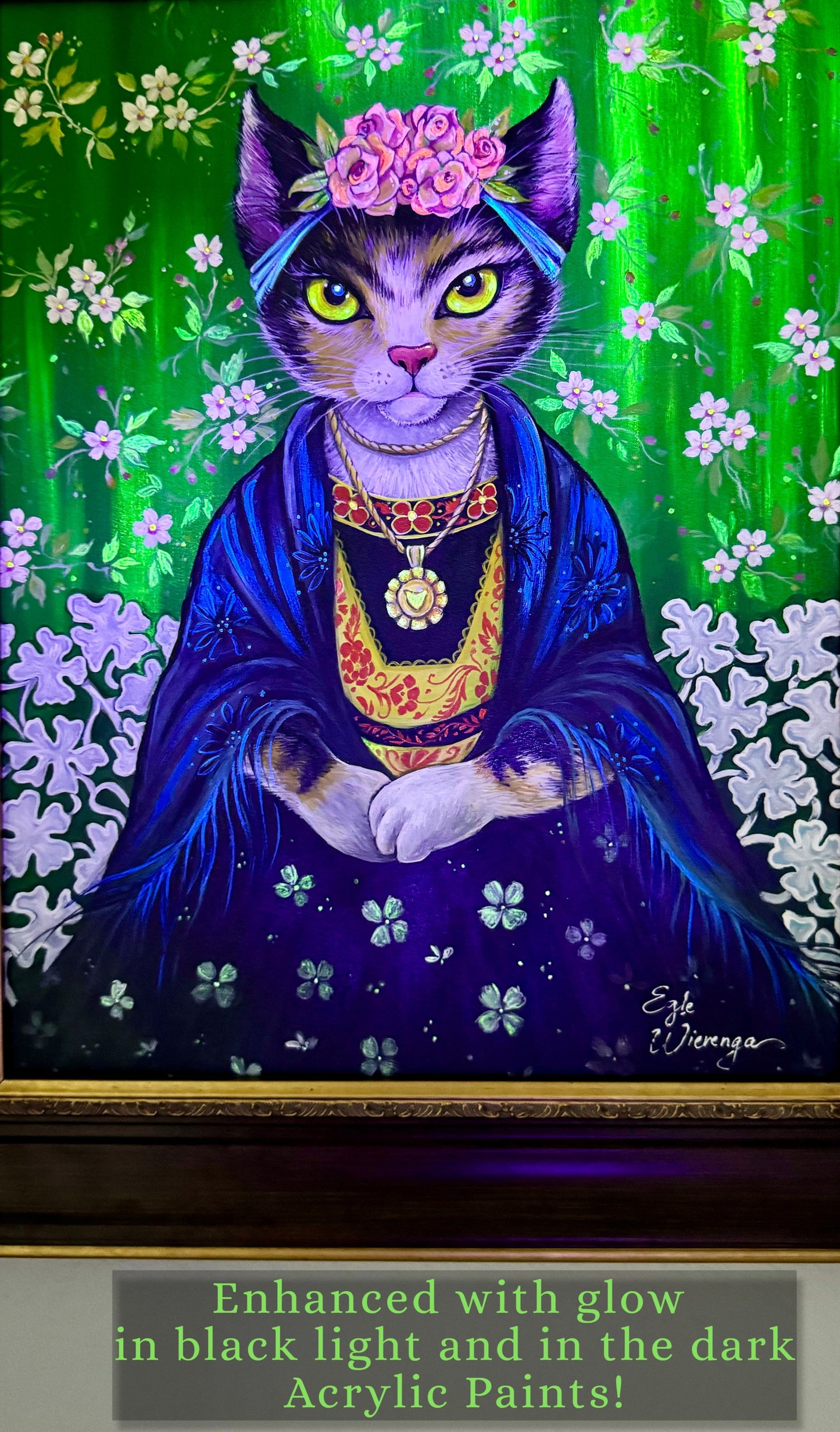 Original Painting "Frida Calico"