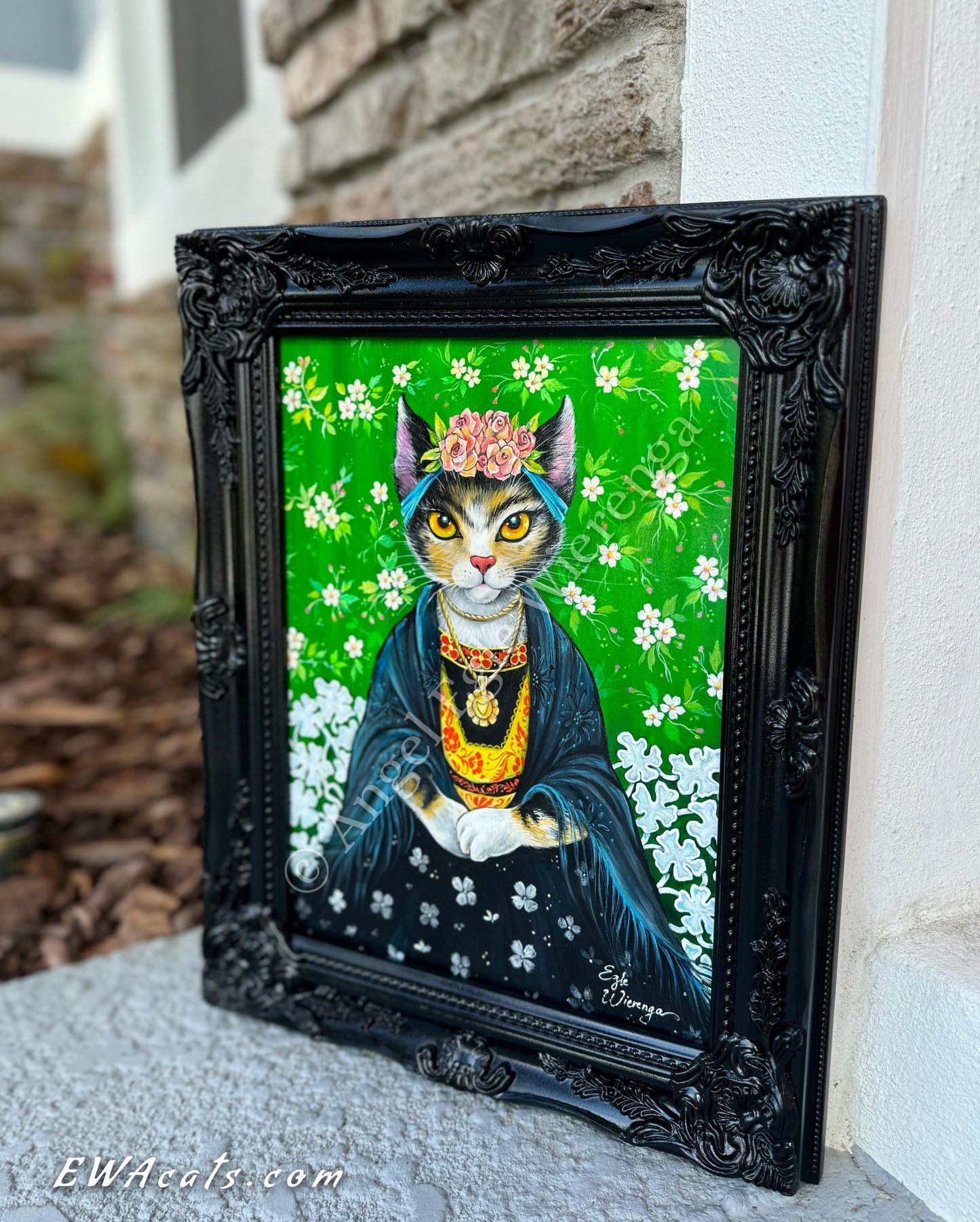 Original Painting "Frida Calico"