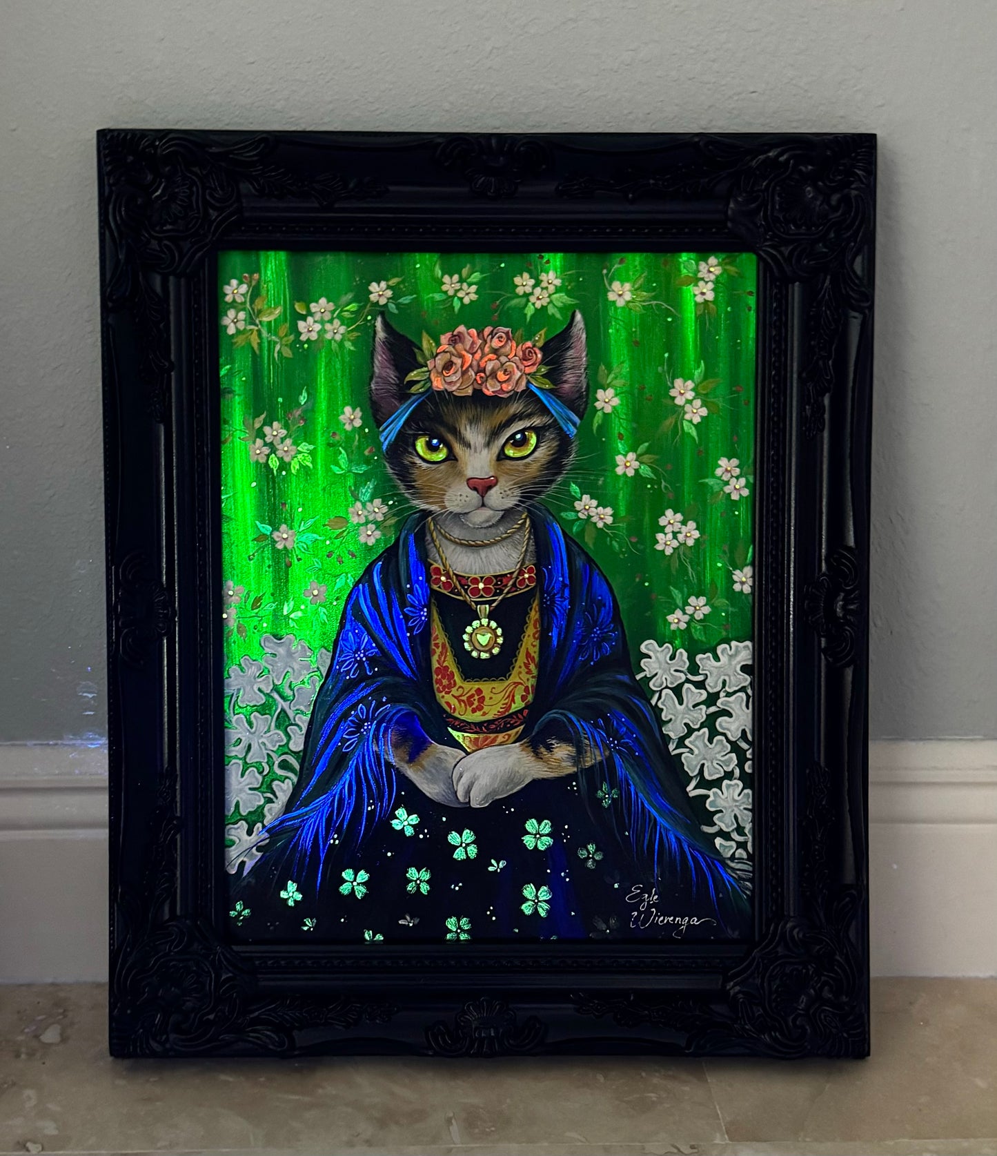 Original Painting "Frida Calico"