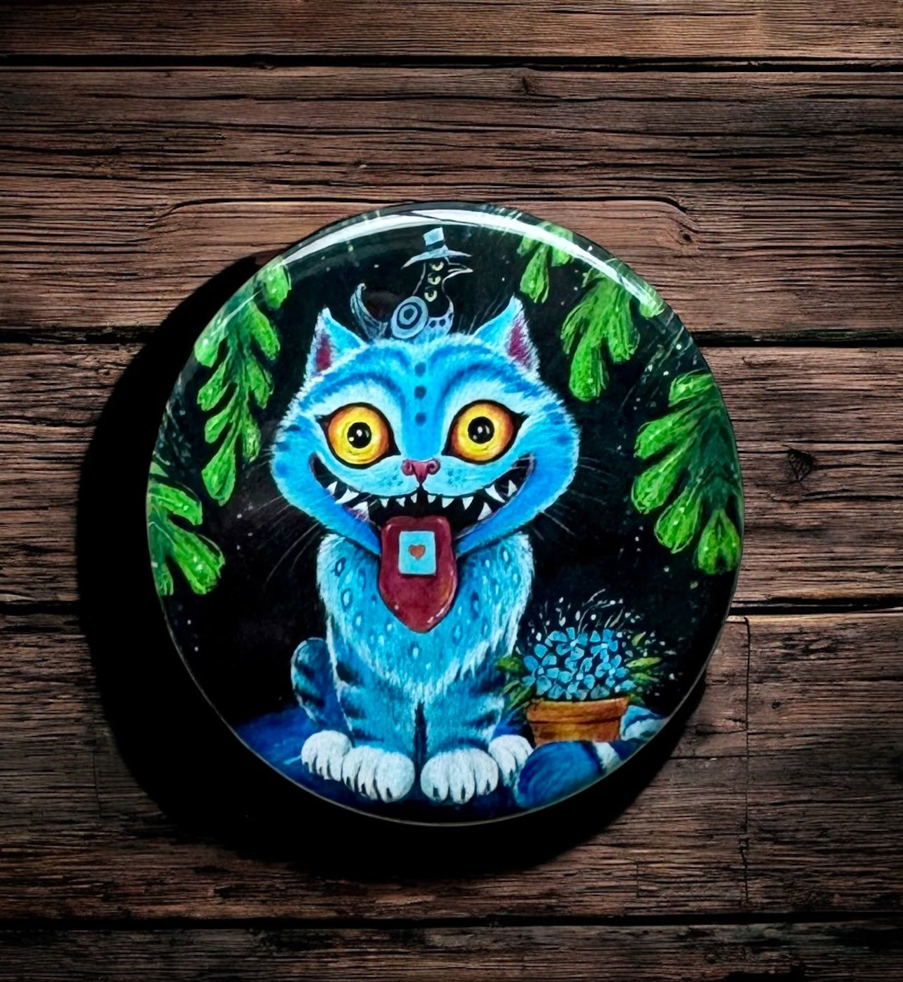 Button "Derpy Cat"