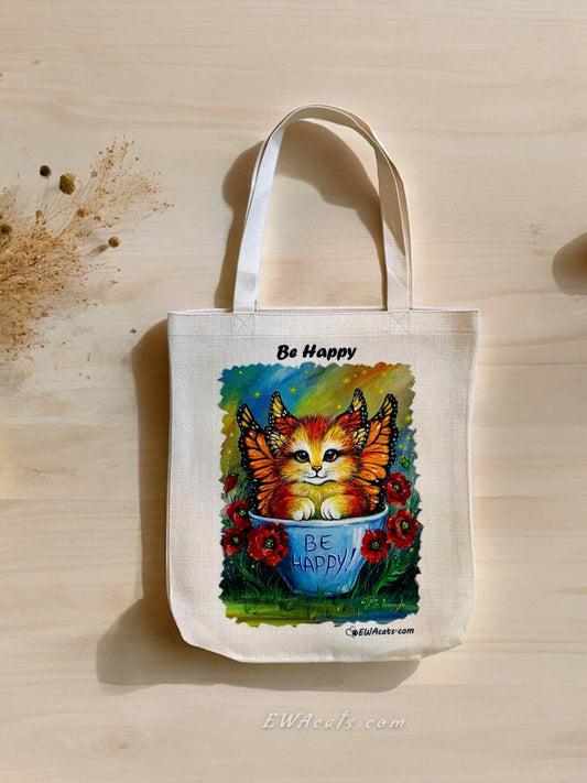 Tote Bag "Be Happy!"