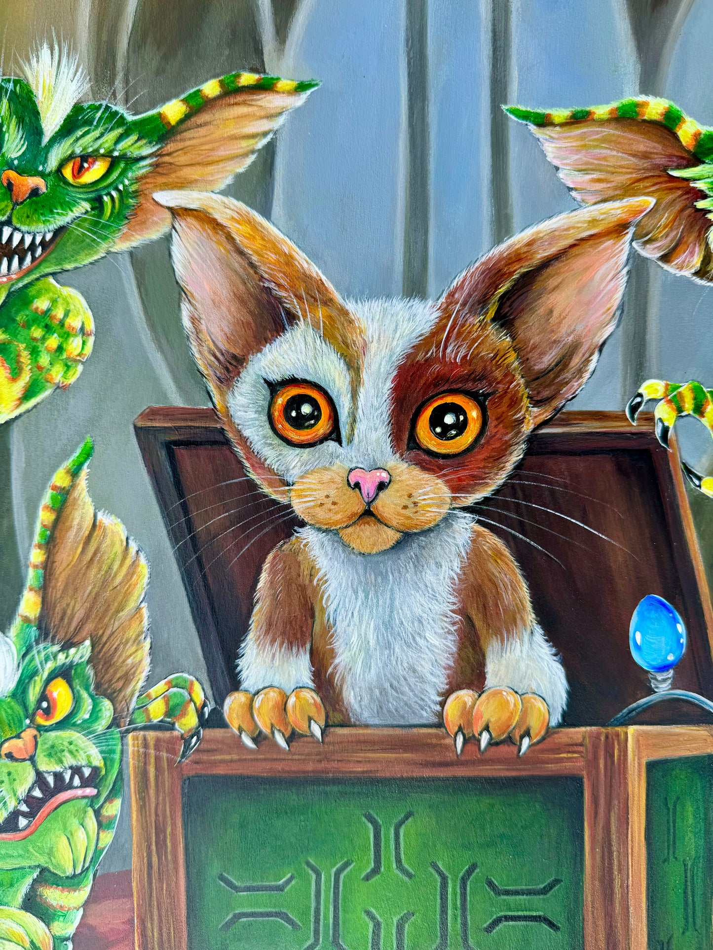 Original Painting "Furry Gremlins"