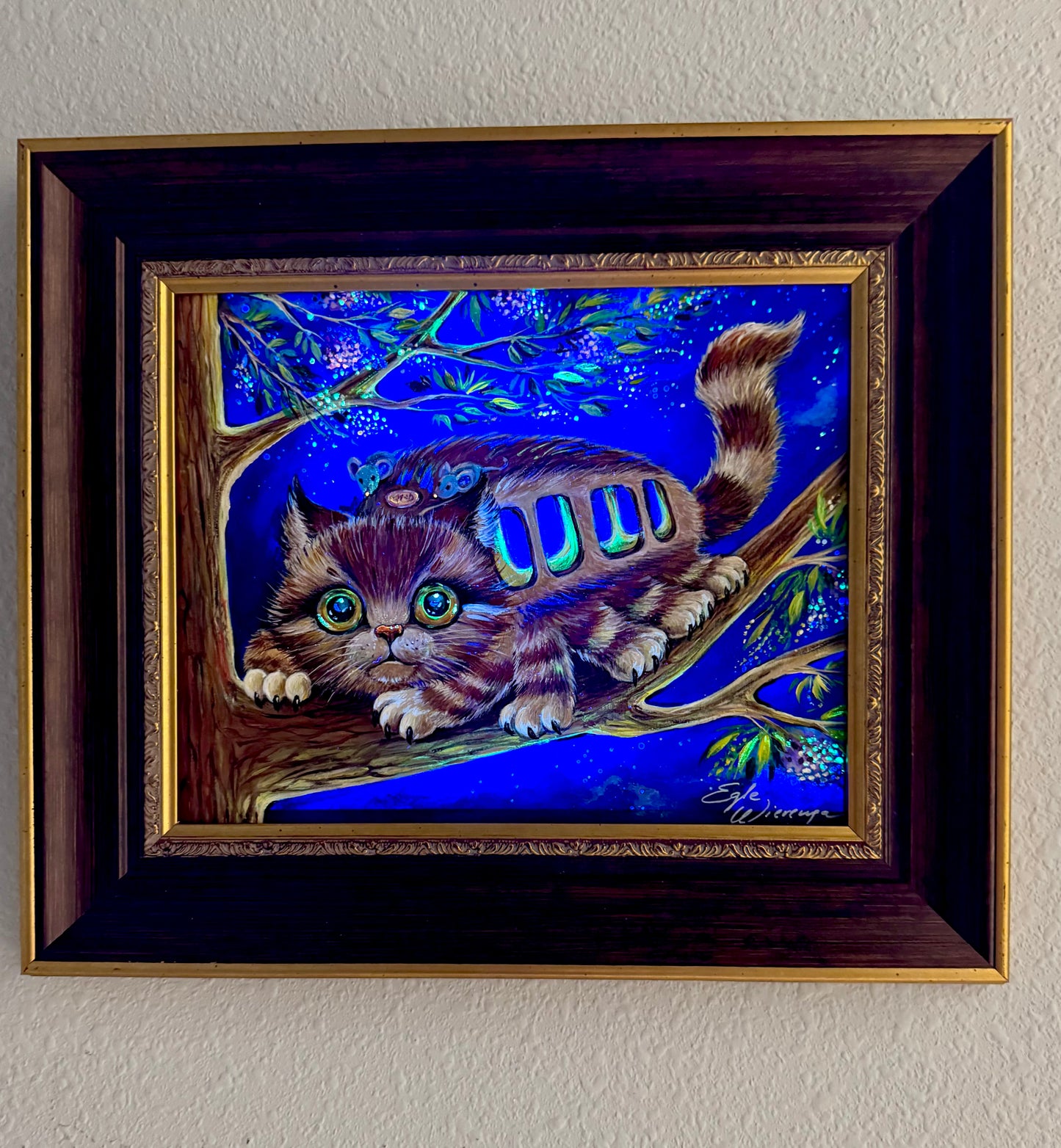 Original Painting "Catbus" (Inspired by Studio Ghibli film My Neighbor Totoro)