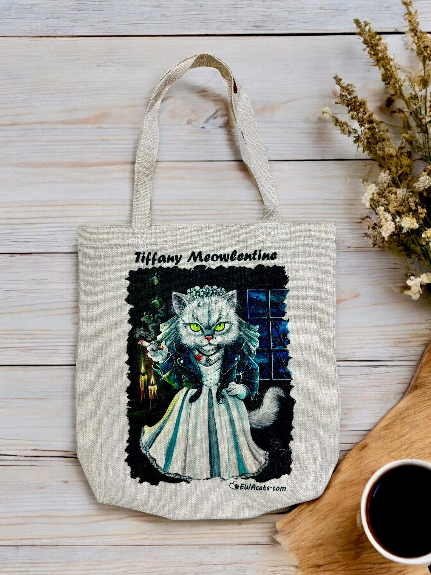 Tote Bag "Tiffany Meowlentine"