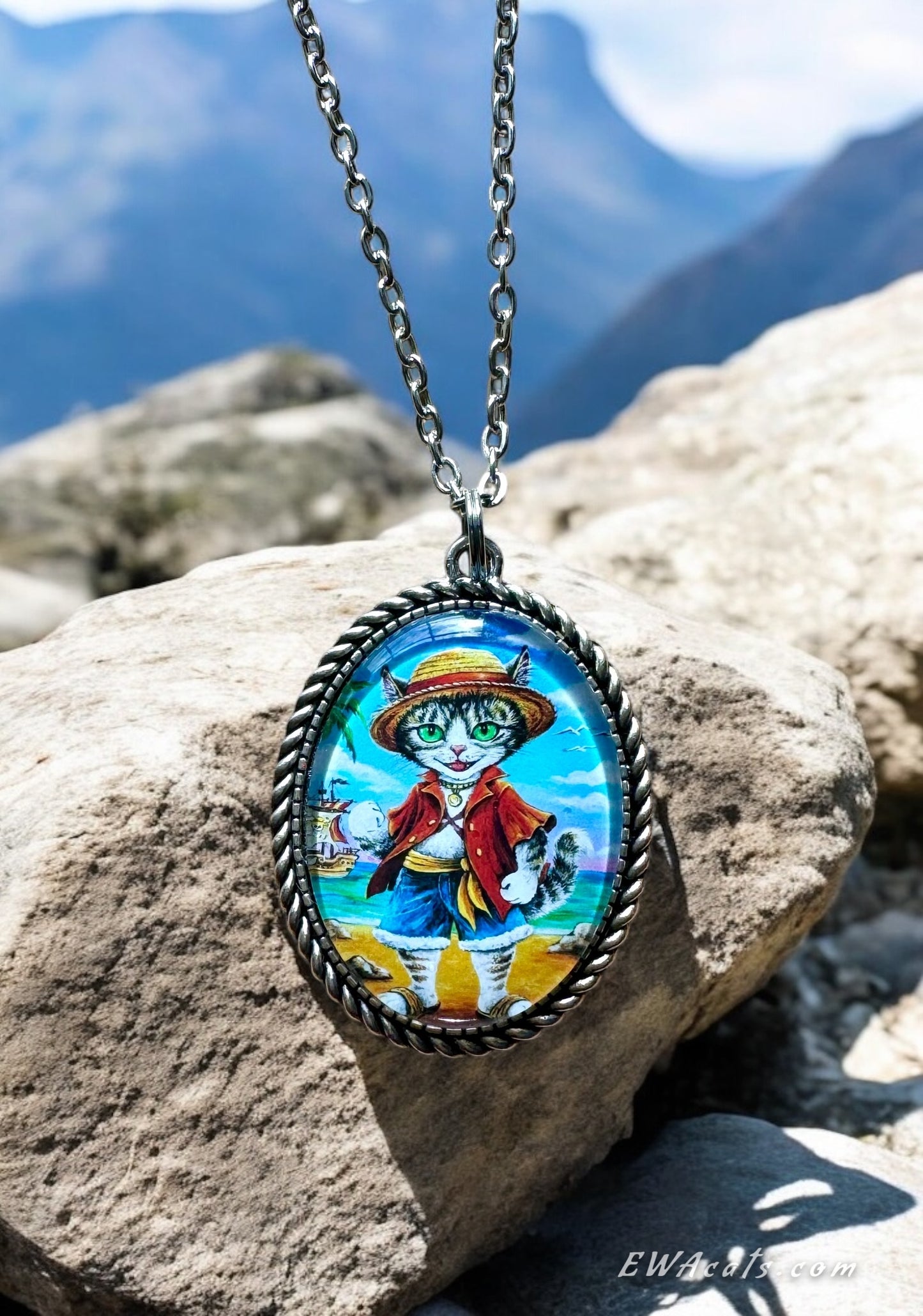 Necklace "Monkey D. Fluffy"