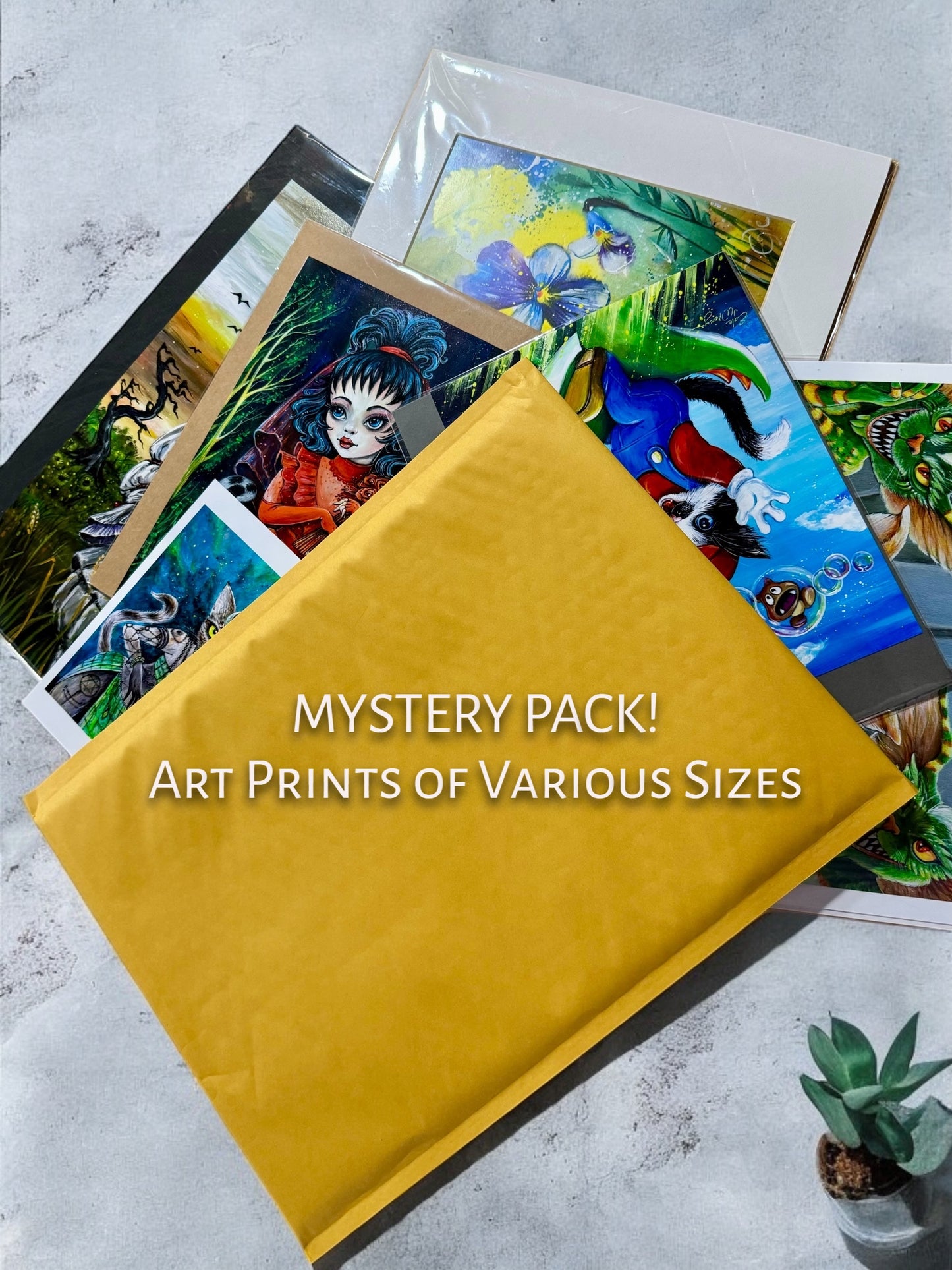 ๐ Limited Time! MYSTERY PACK โ (10 prints of various sizes) A Surprise Collection of My Artworks! ๐