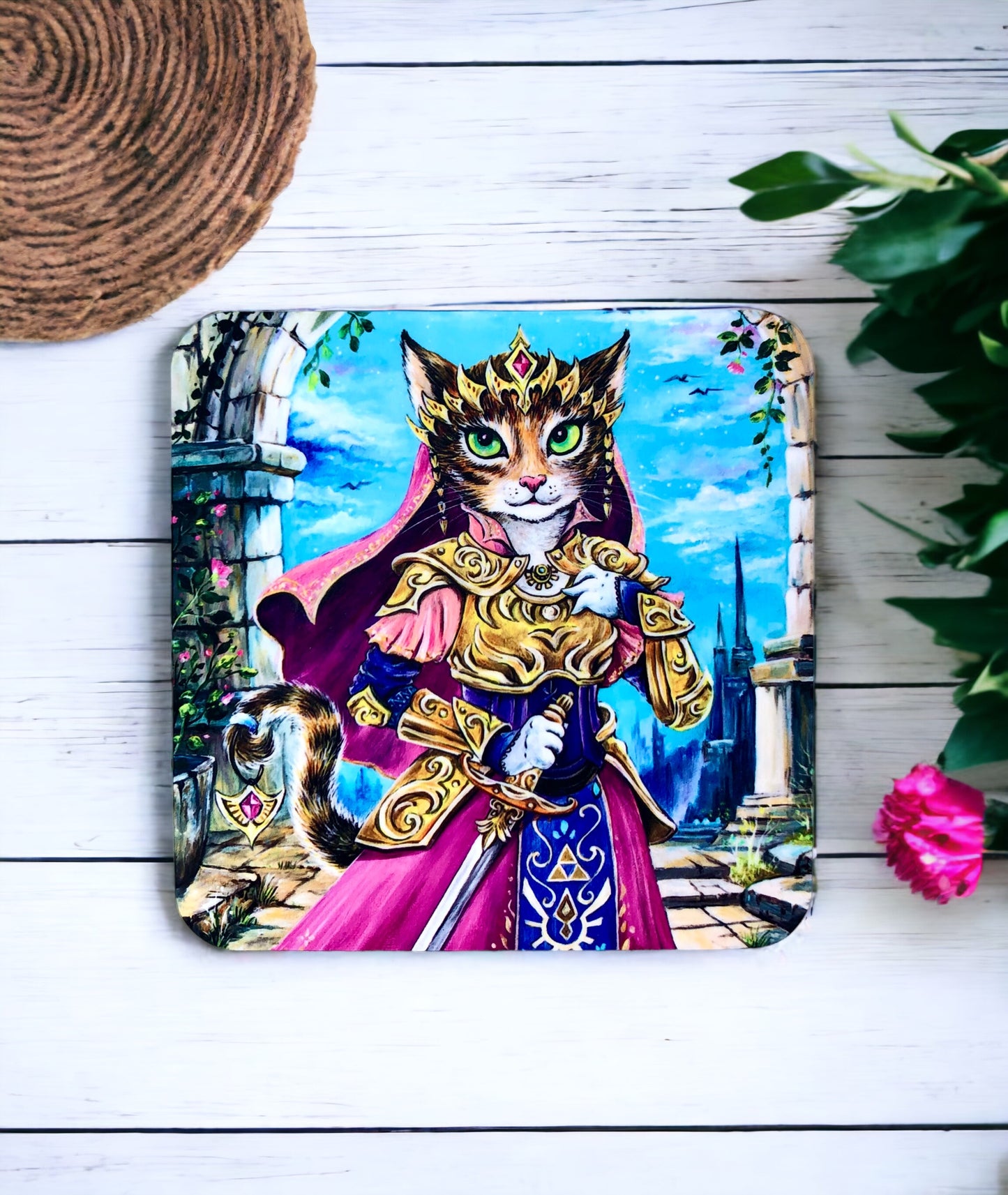 Coaster "Purrincess Zelda"