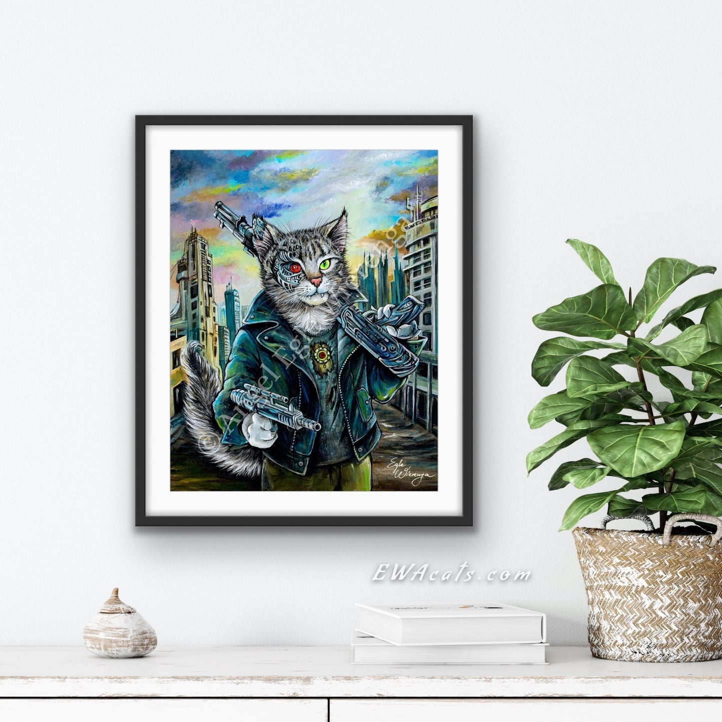 Art Print "Purrminator"