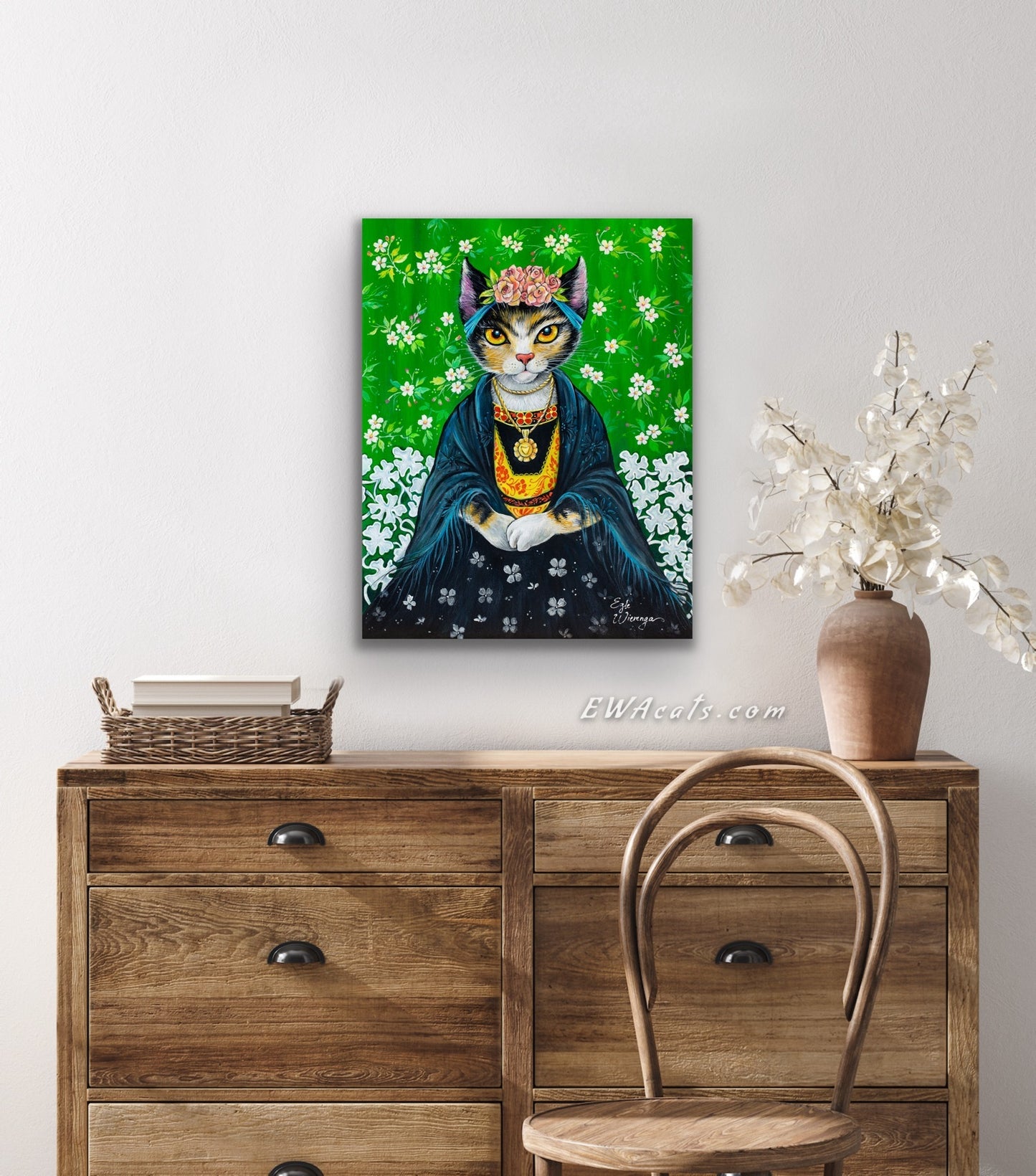 SUPREME MASTER CANVAS "Frida Calico" Limited to 5 only!