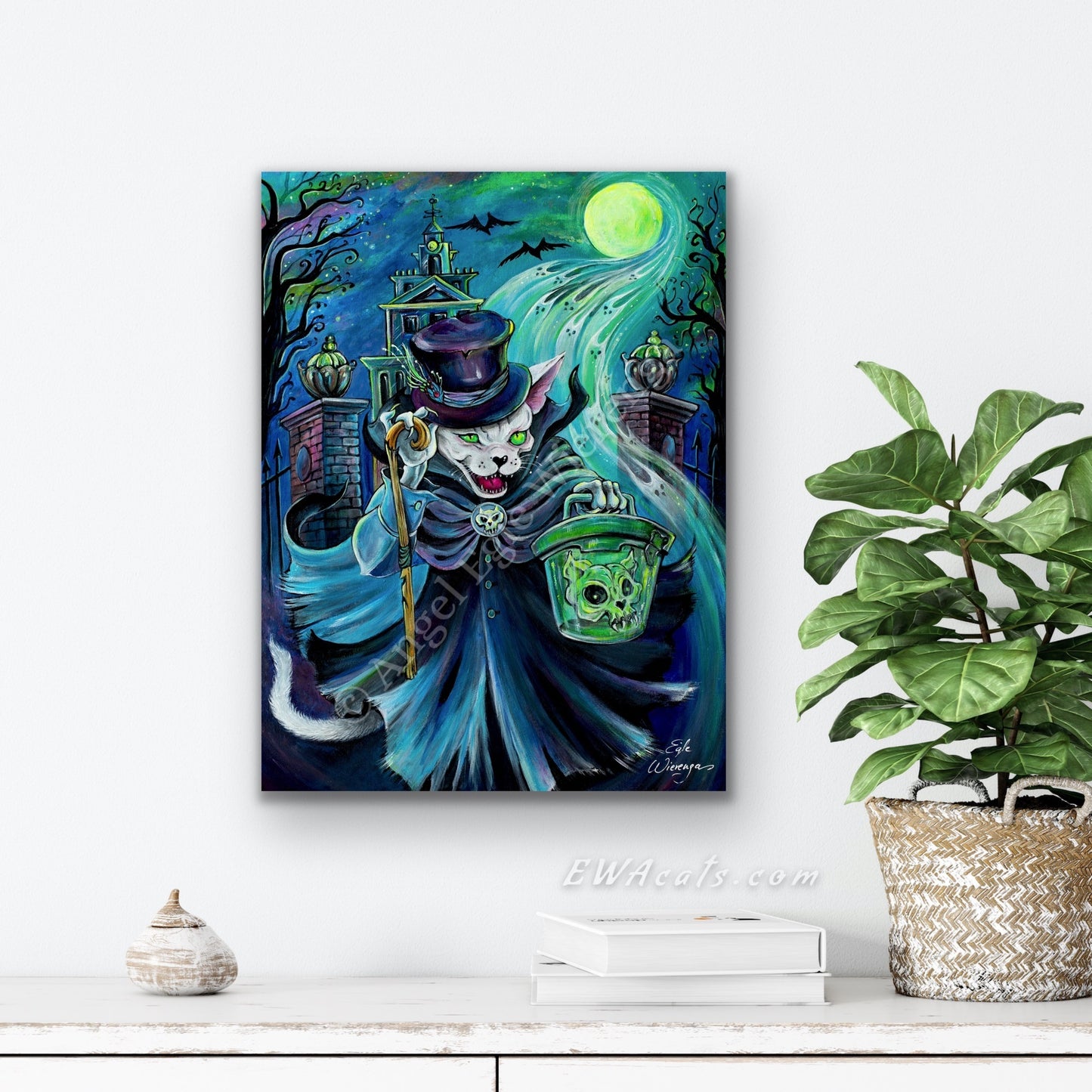 CANVAS Giclee "Catbox Ghost" Open Edition