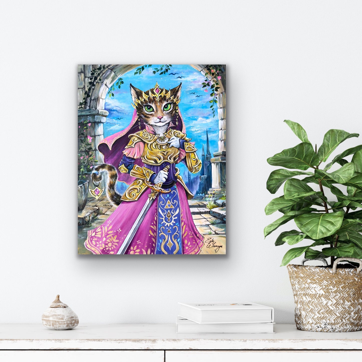 SUPREME MASTER CANVAS "Purrincess Zelda" Limited to 5 (Only 1 left!)