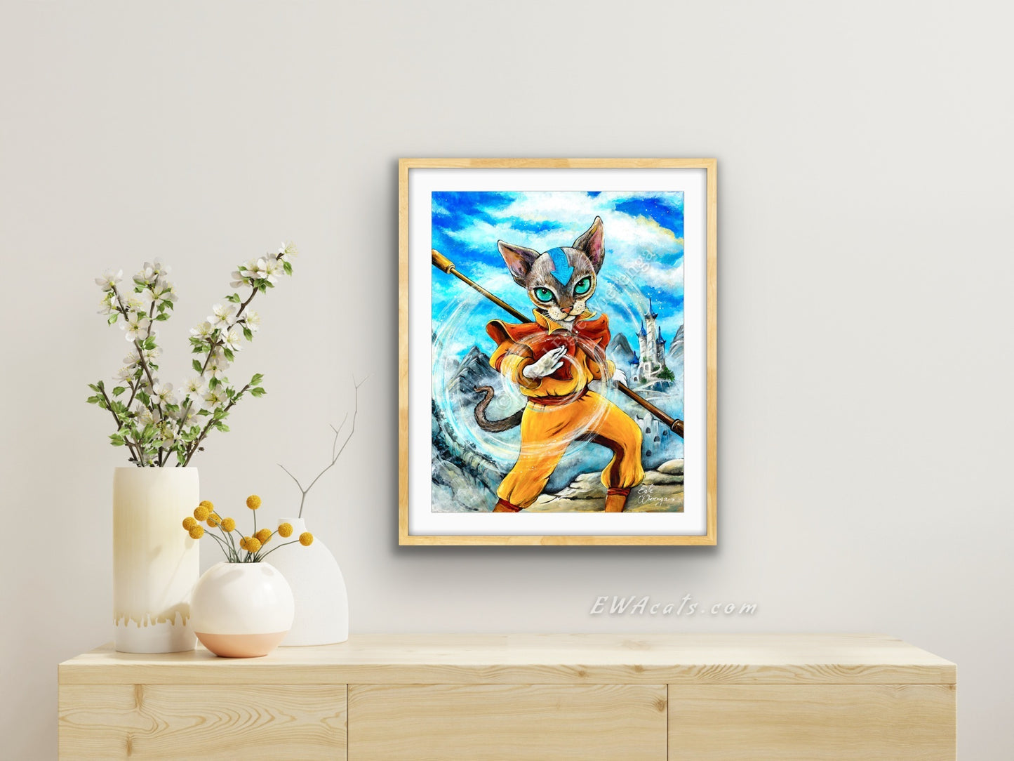 Art Print "Kitty Aang"