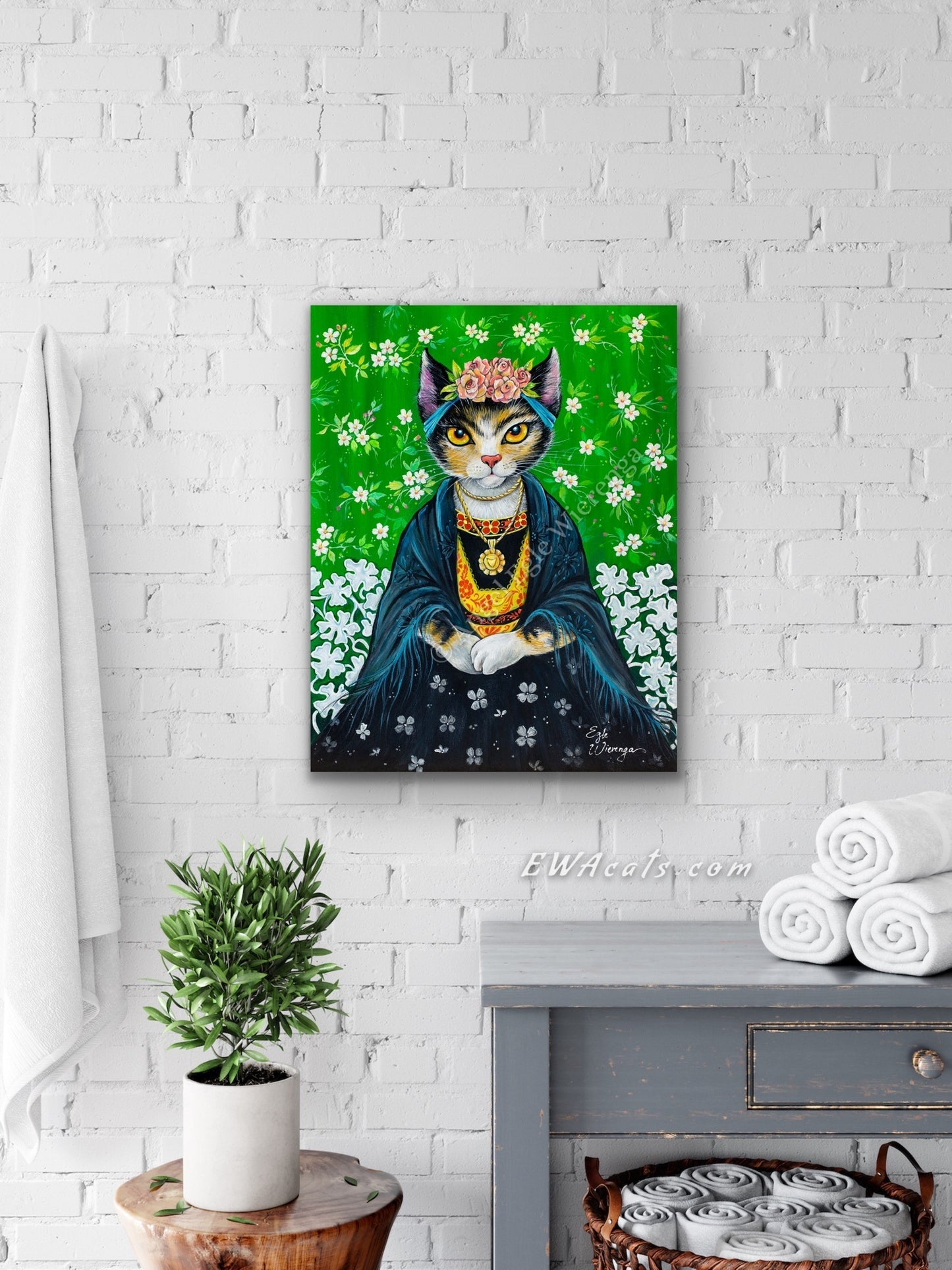 CANVAS "Frida Kahlico" Open Edition Giclee