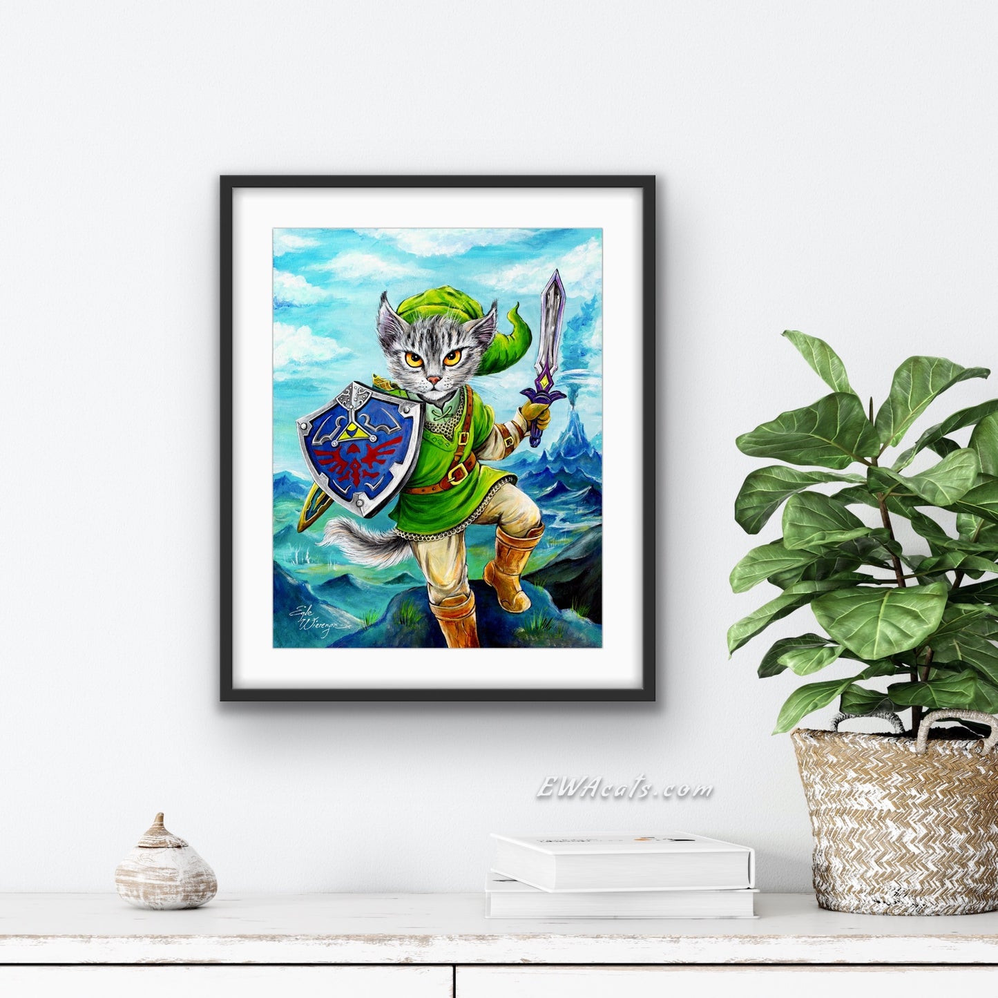 Art Print "Kitty Link"