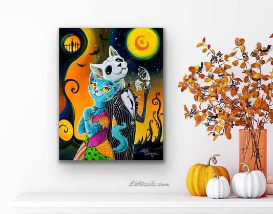 CANVAS "Jack and Sally Meows" Open Edition