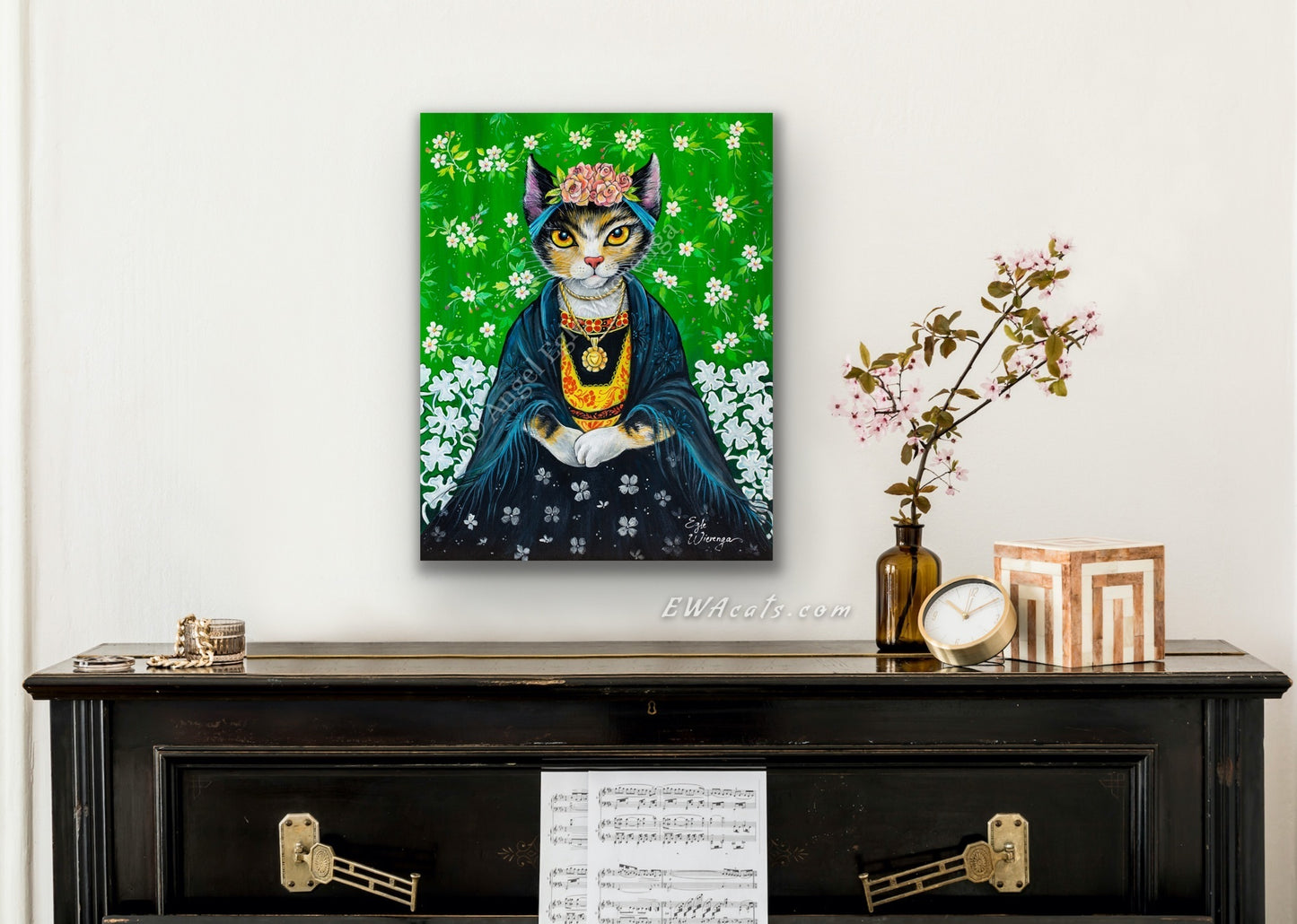 CANVAS "Frida Kahlico" Open Edition Giclee