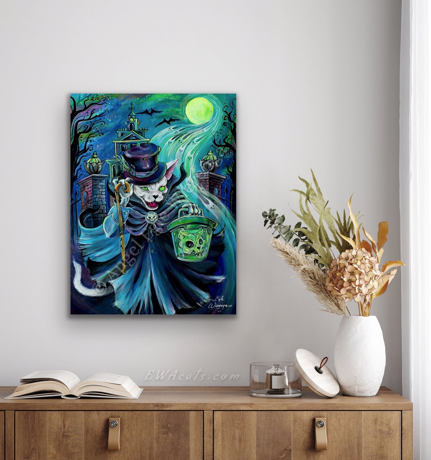 CANVAS Giclee "Catbox Ghost" Open Edition