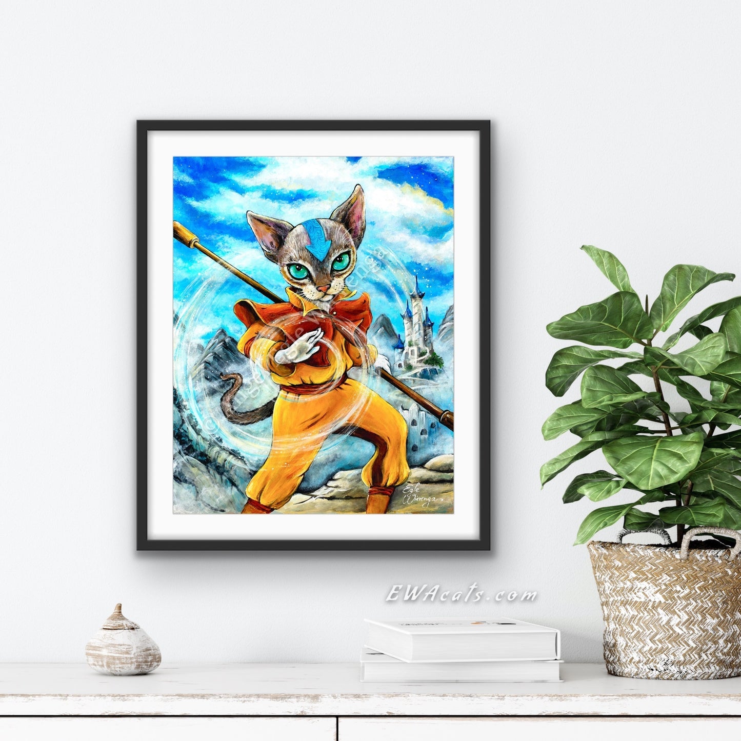 Art Print "Kitty Aang"