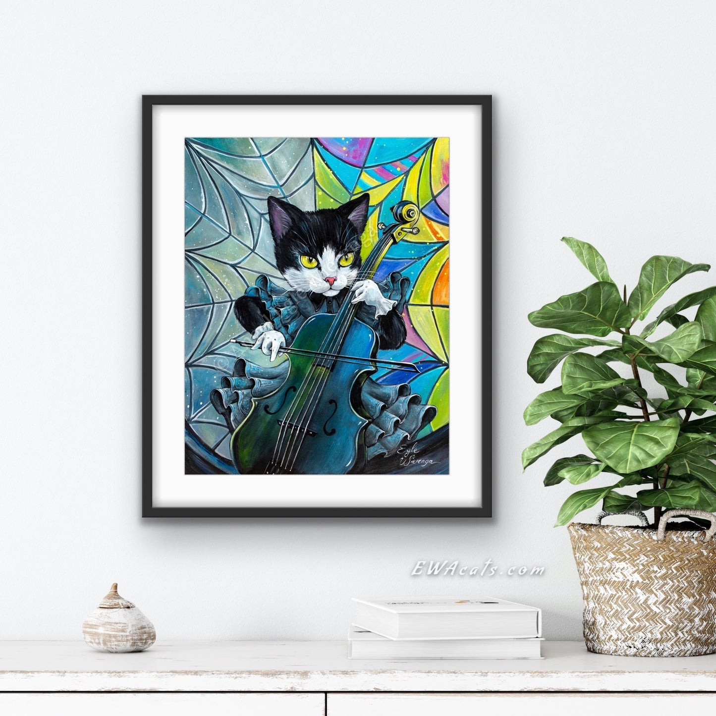 Art Print "Wednesday Cattams"