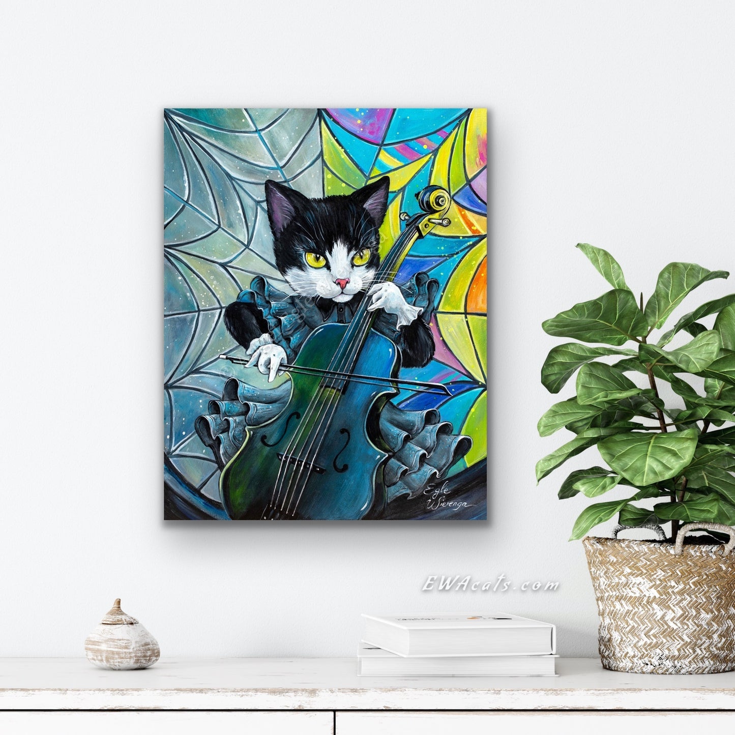 SUPREME MASTER CANVAS "Wednesday Cattams" Limited Edition # 5 (only 1 lef!)