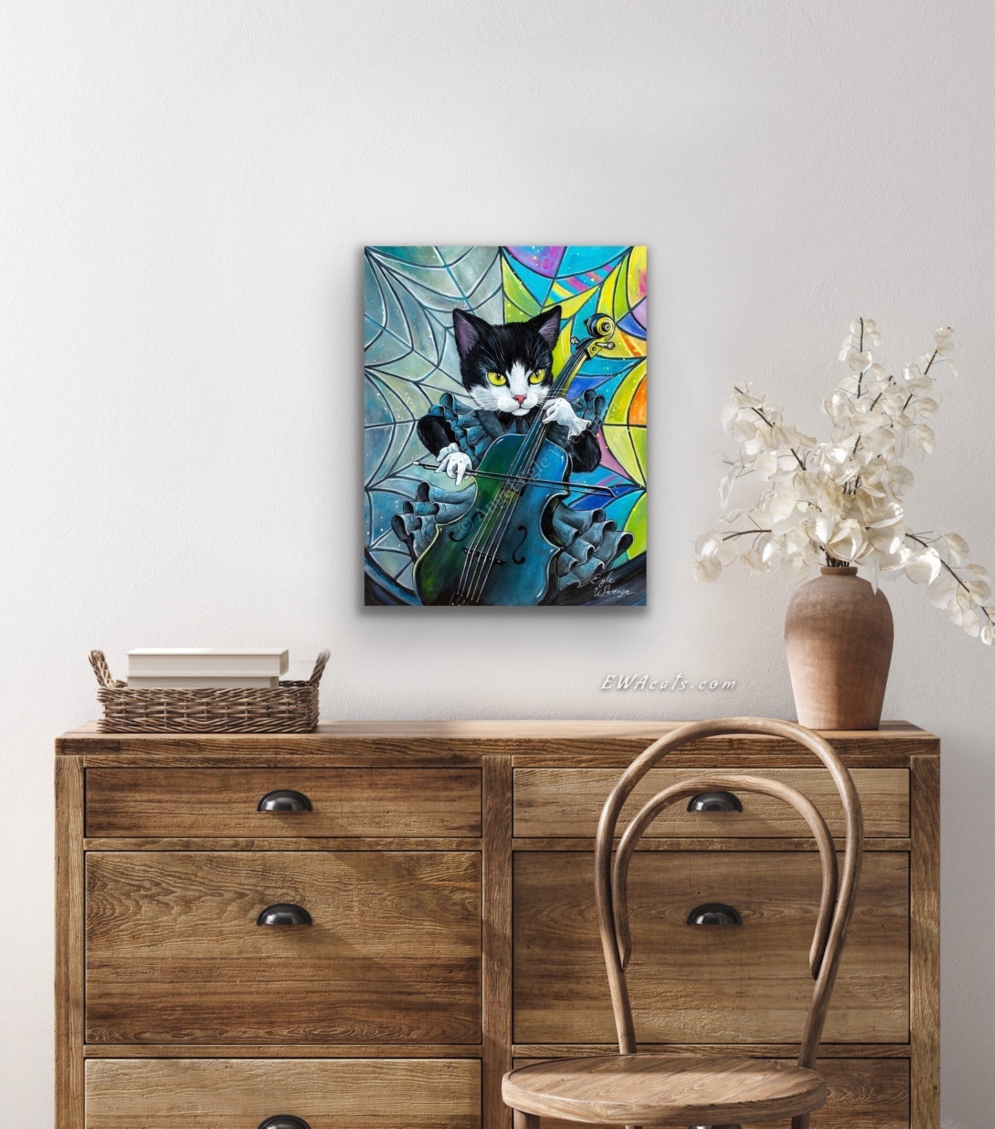 CANVAS  "Wednesday Cattams"" Open Edition