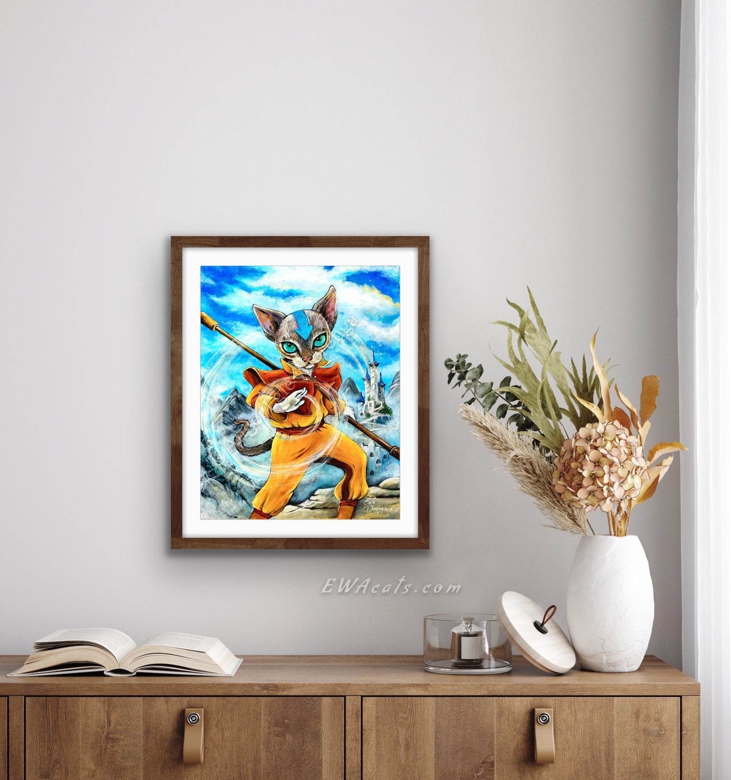 Art Print "Kitty Aang"