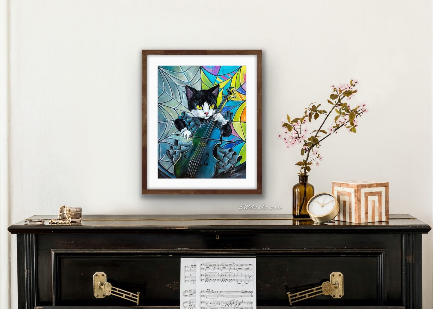 Art Print "Wednesday Cattams"