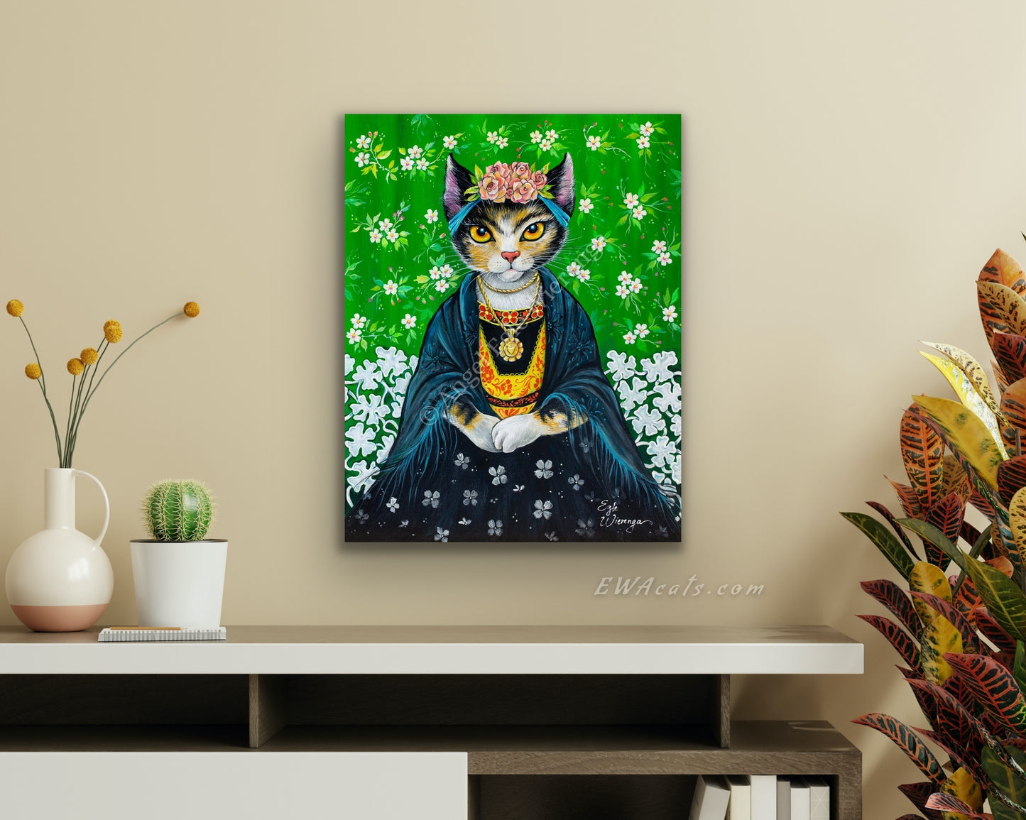 CANVAS "Frida Kahlico" Open Edition Giclee