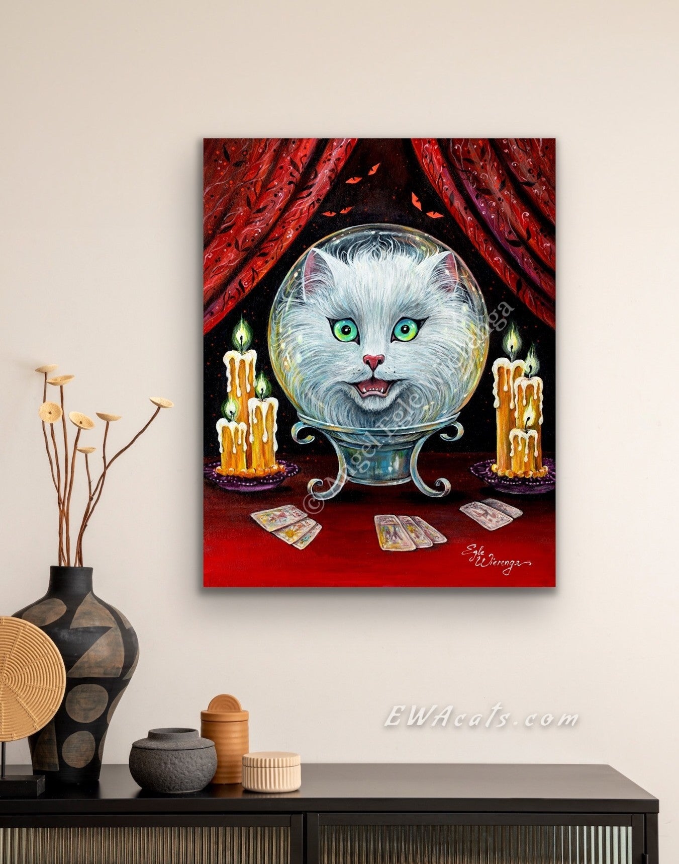 CANVAS "Mewdame Leota"
