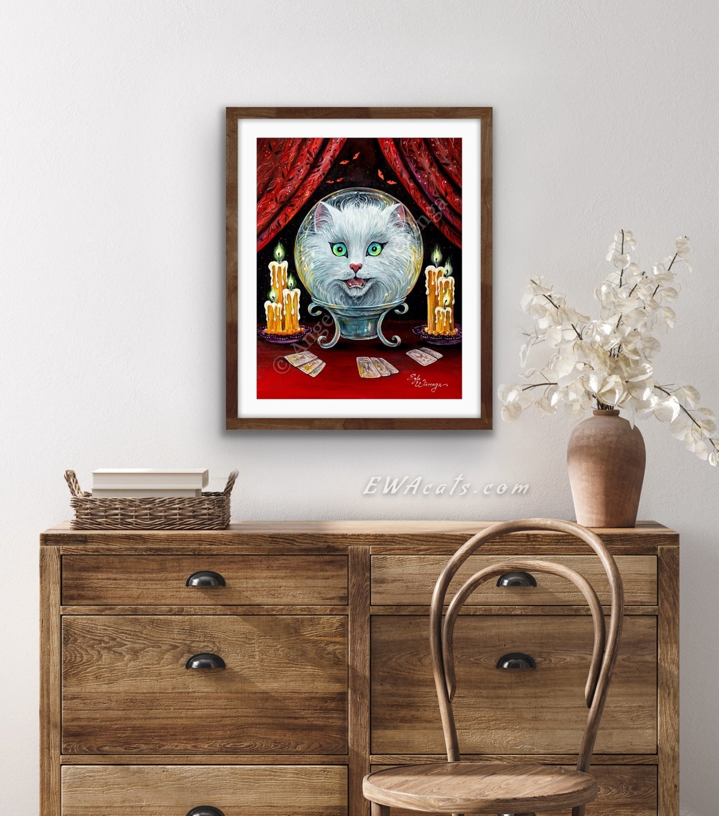 Art Print "Meowdame Leota"