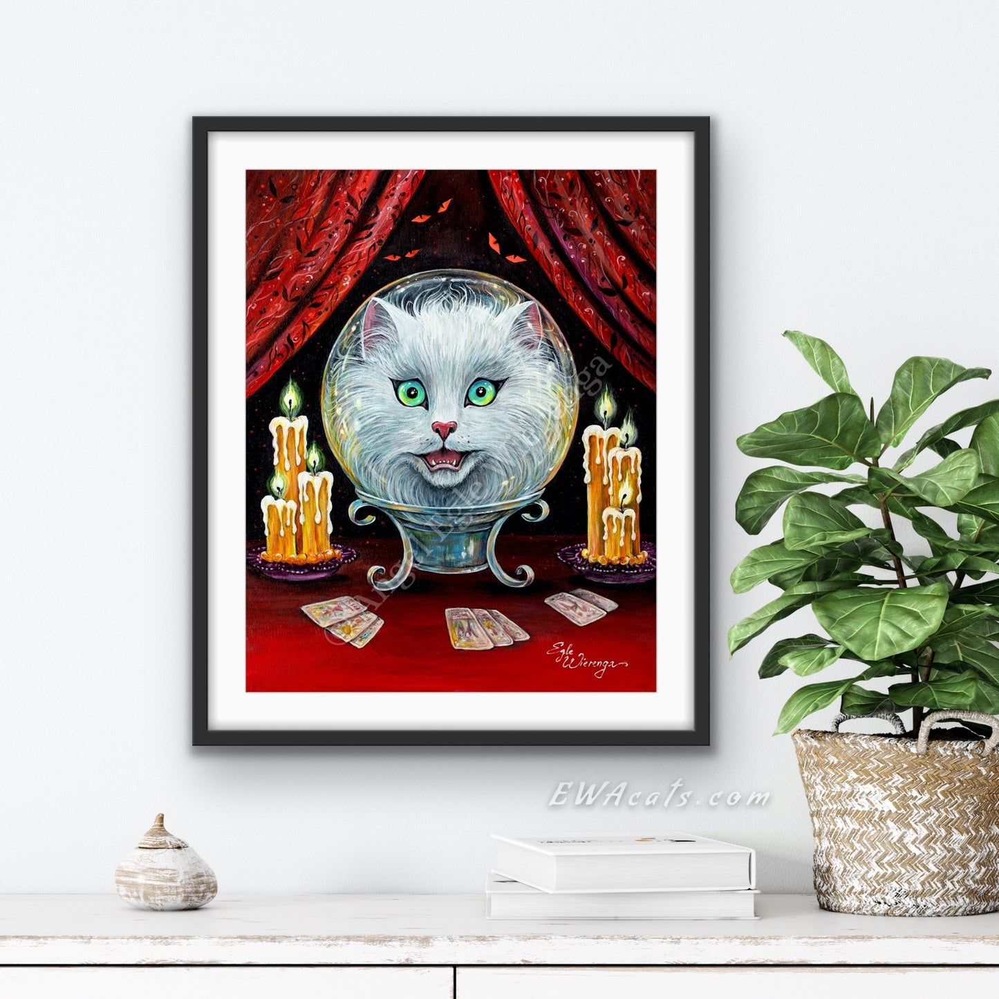 Art Print "Meowdame Leota"
