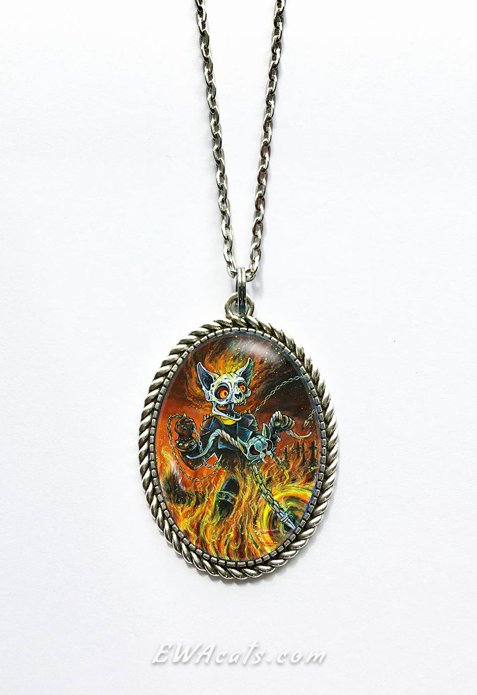 Necklace "Kitty Blaze"