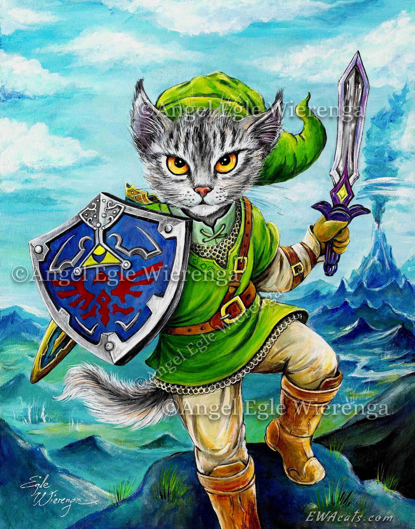 Original Painting "Kitty Link"