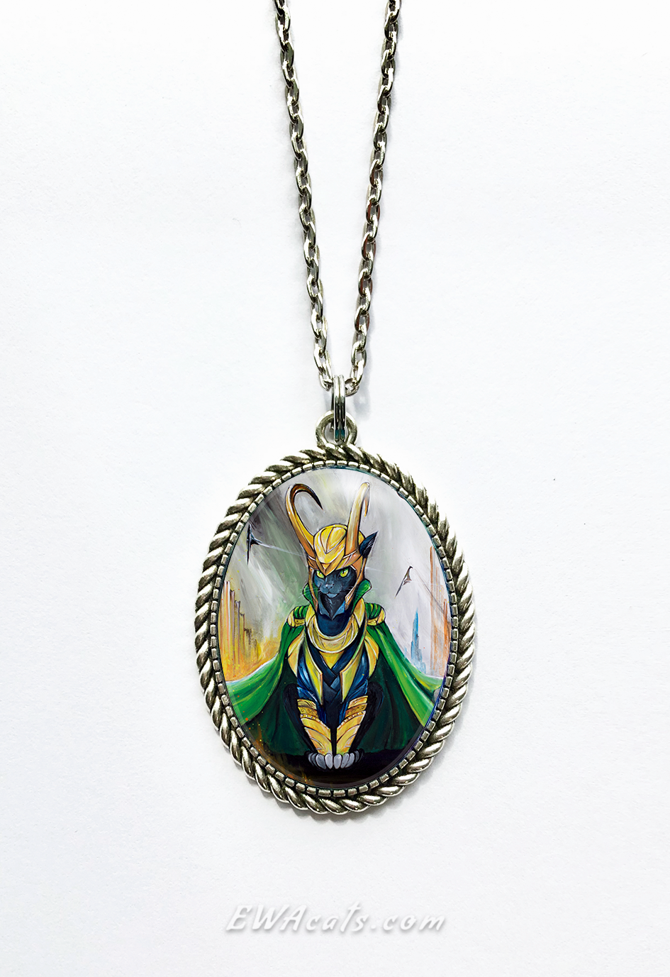 Necklace "Loki B Cat"