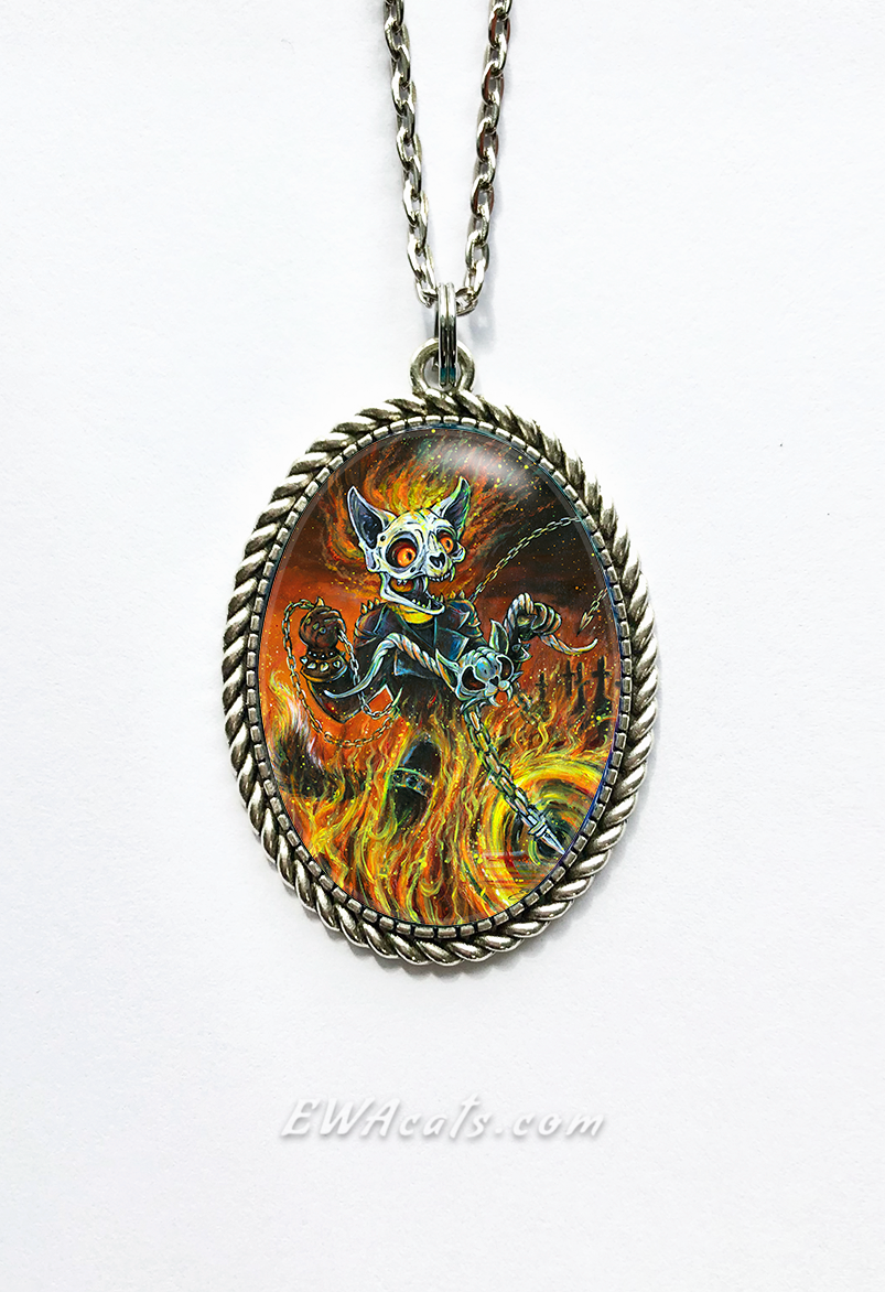 Necklace "Kitty Blaze"
