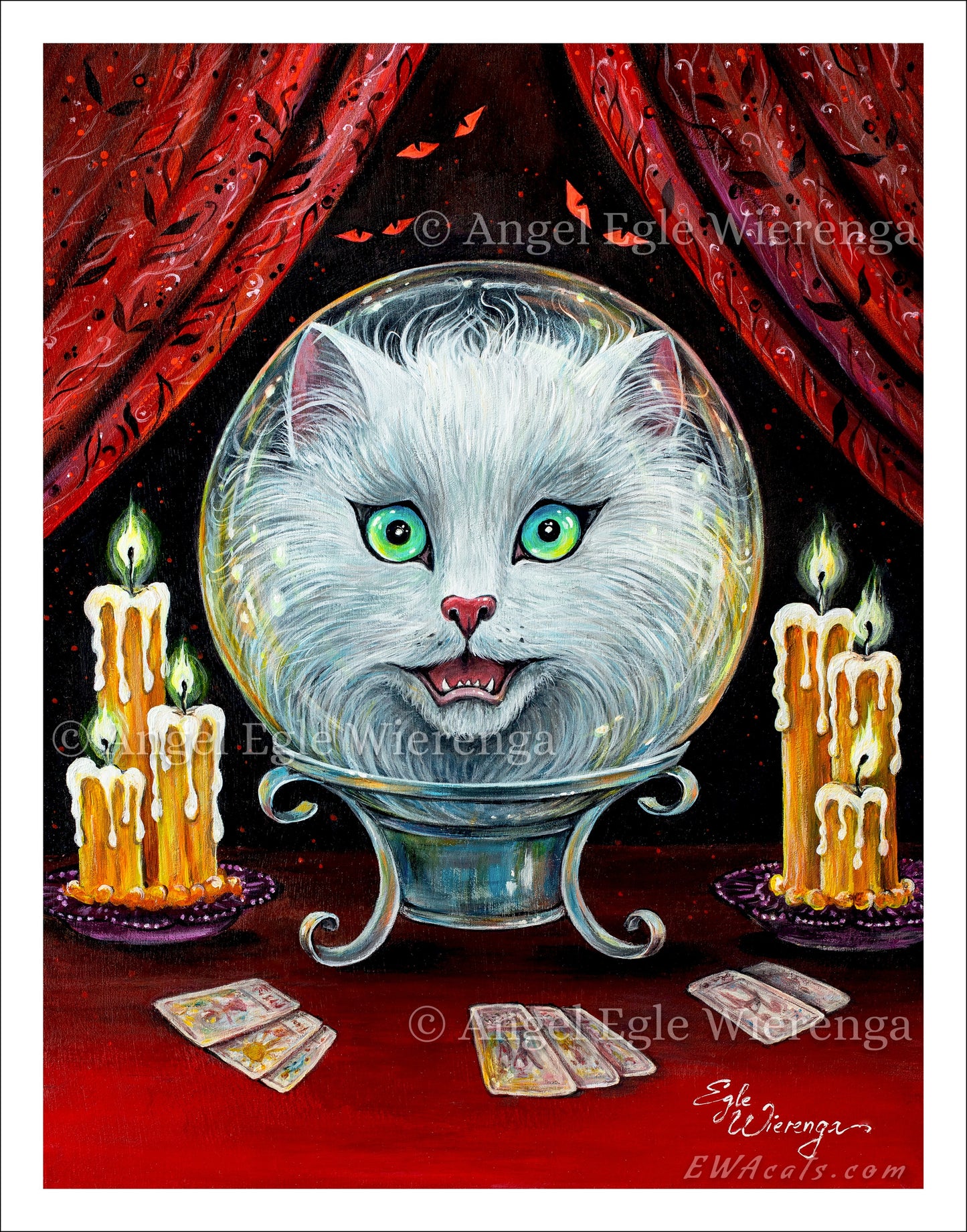 Art Print "Meowdame Leota"