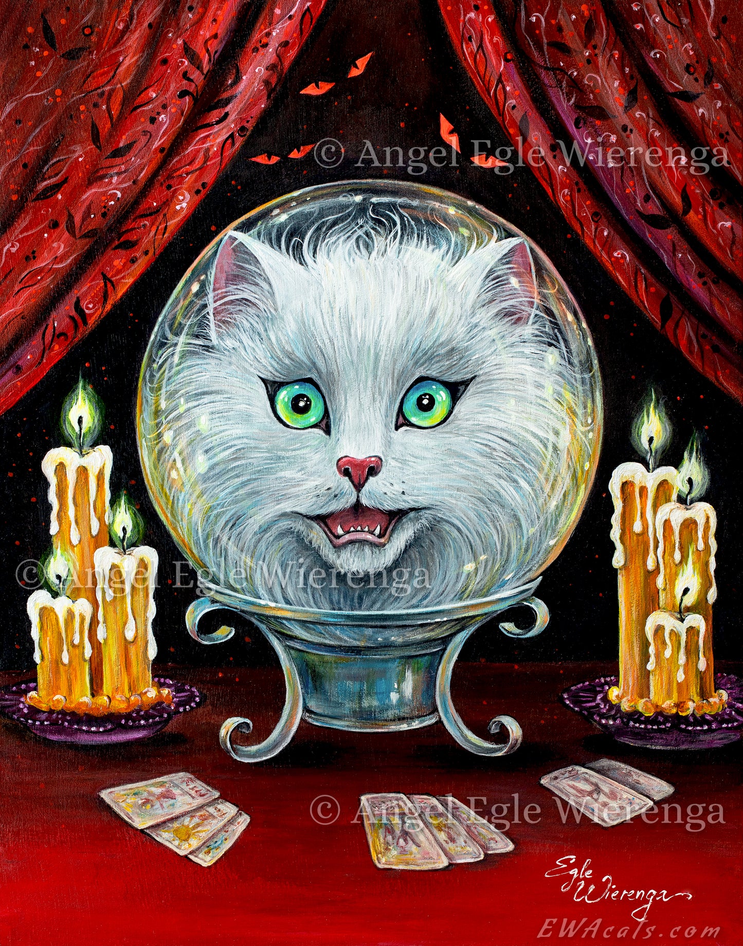 SUPREME MASTER CANVAS "Mewdame Leota" Limited to 5!