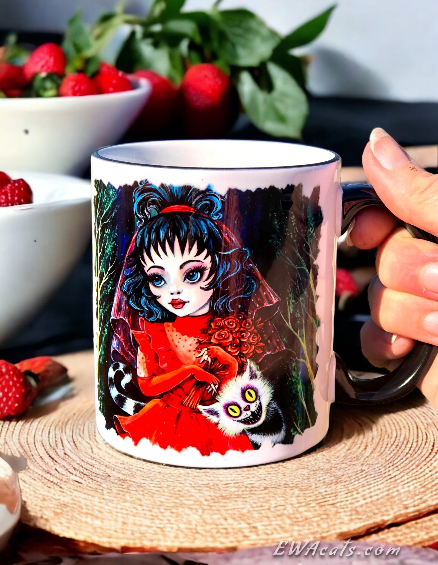 MUG "Lydia and Her Beetle Kitty"