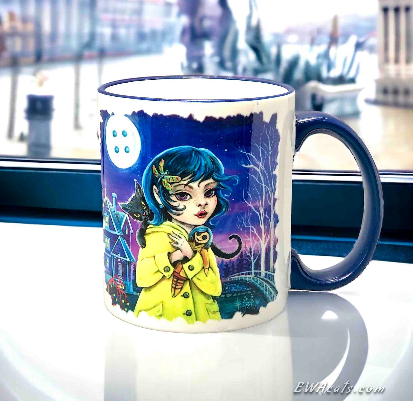 MUG "Coraline & Her Cat"
