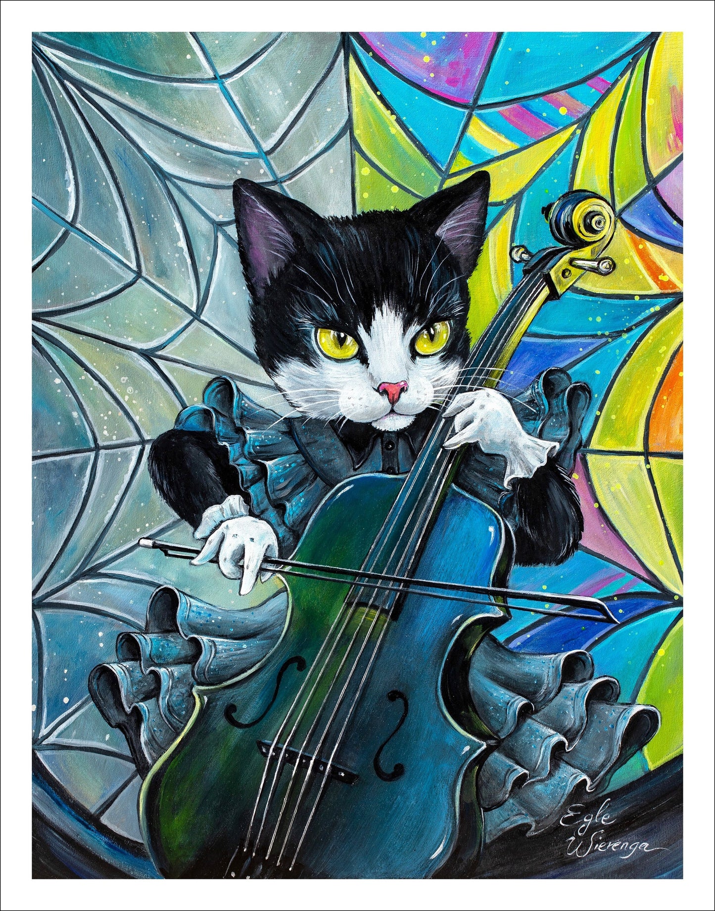 Art Print "Wednesday Cattams"