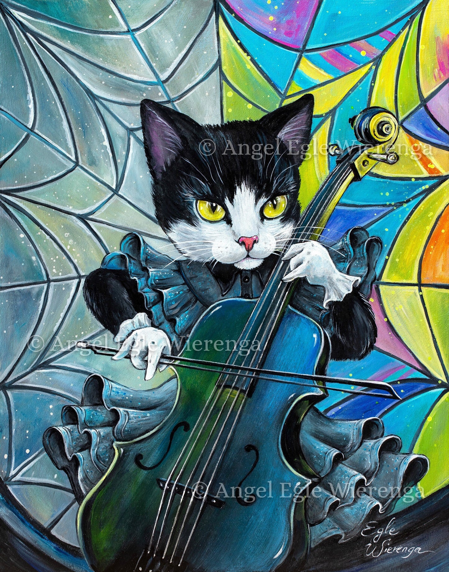 Art Print "Wednesday Cattams"