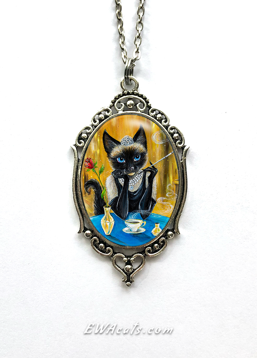 Necklace "Audrey HepPurr"