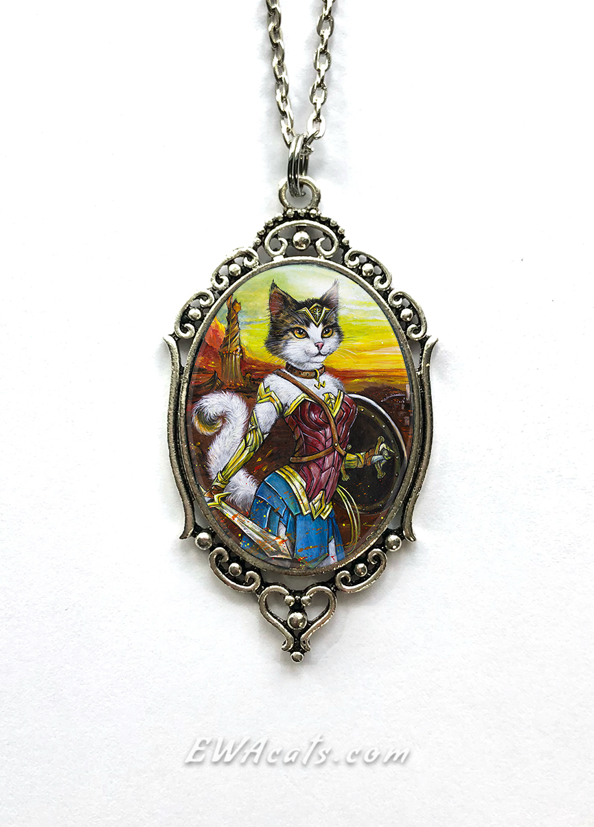 Necklace "Meowzonian Purrincess"