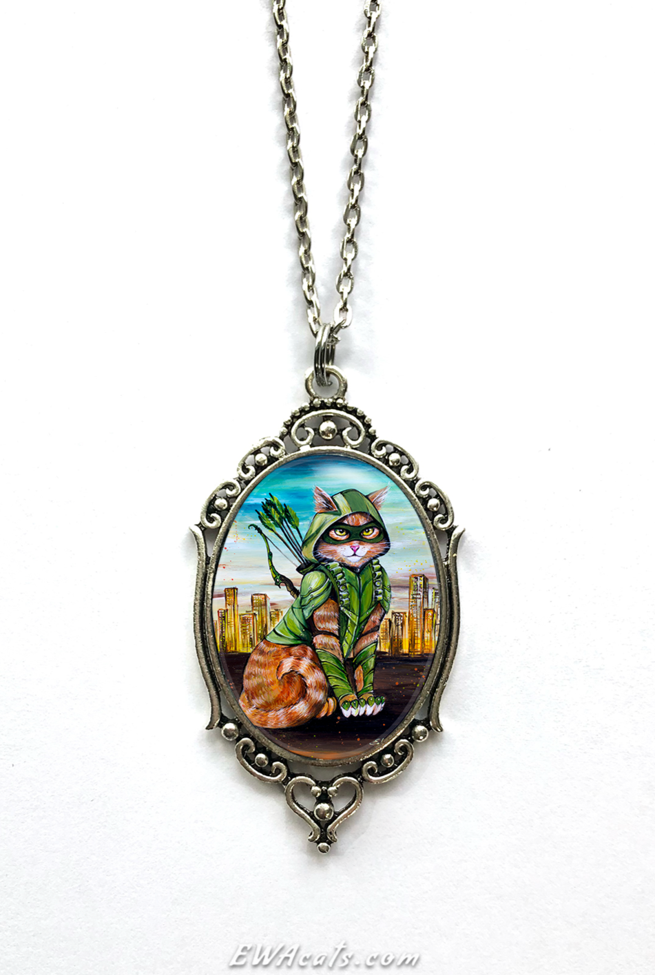 Necklace "Arrow Cat"
