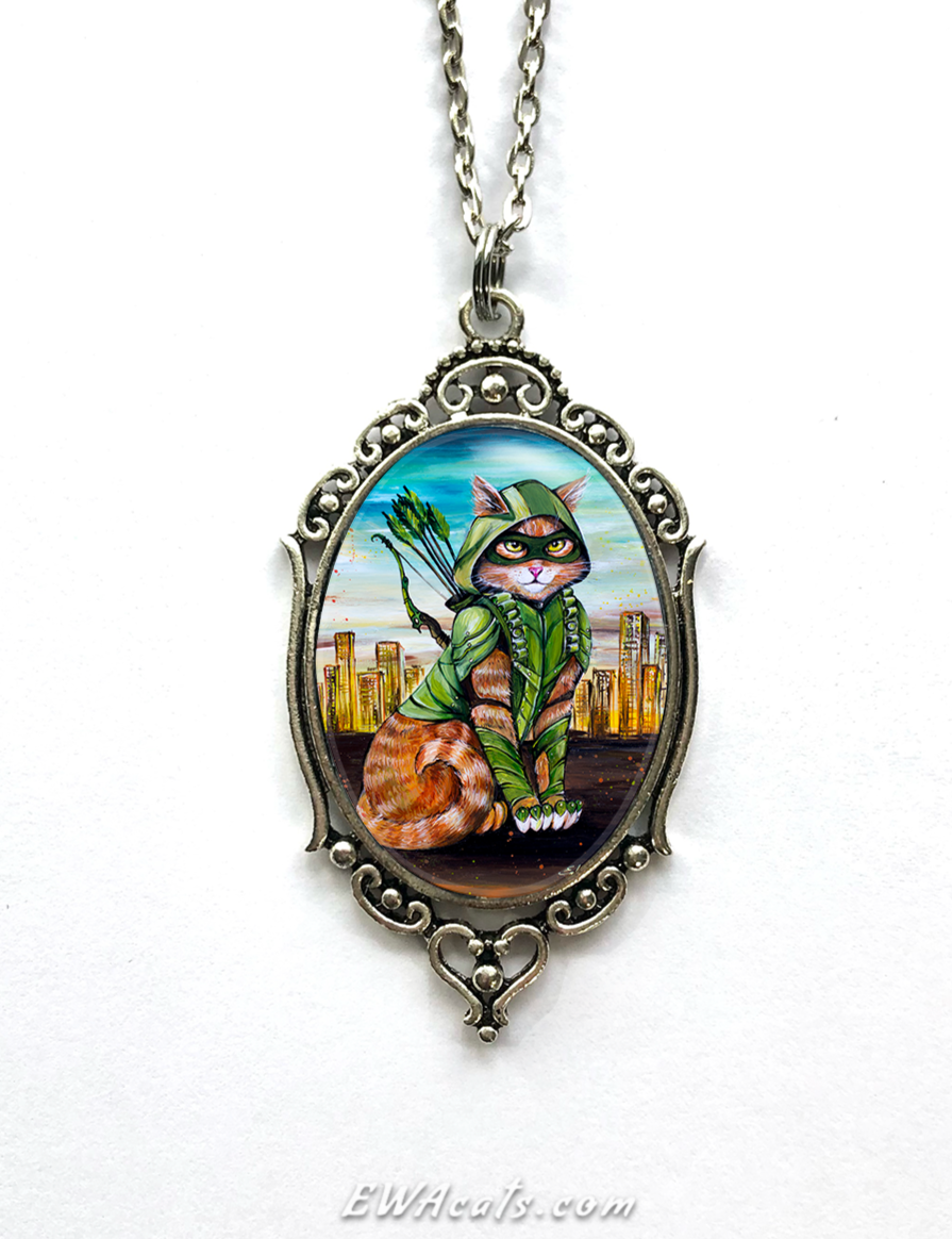 Necklace "Arrow Cat"