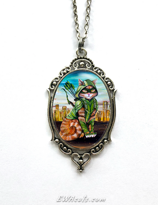 Necklace "Arrow Cat"